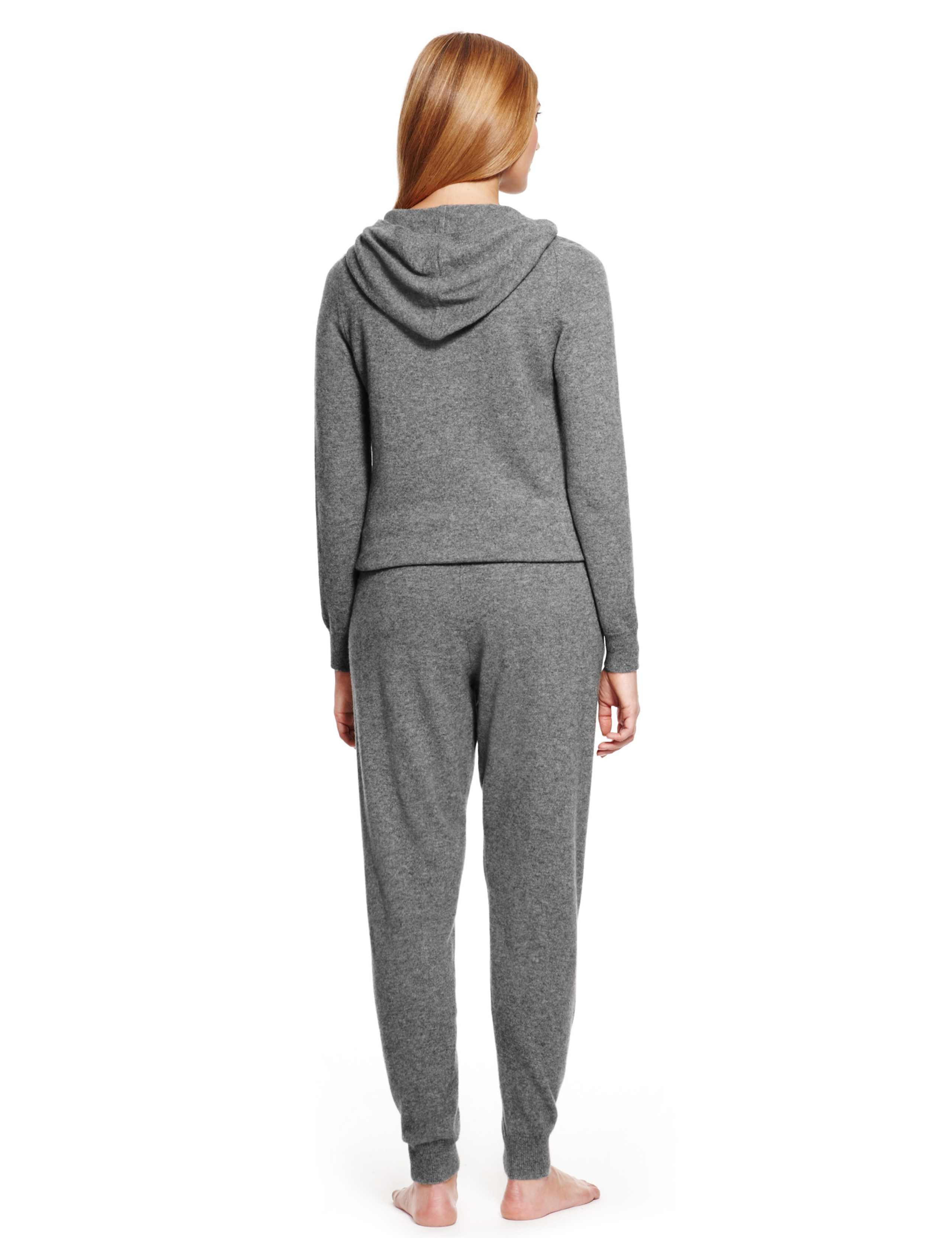Pure Cashmere Hooded Knitted Onesie 4 of 6