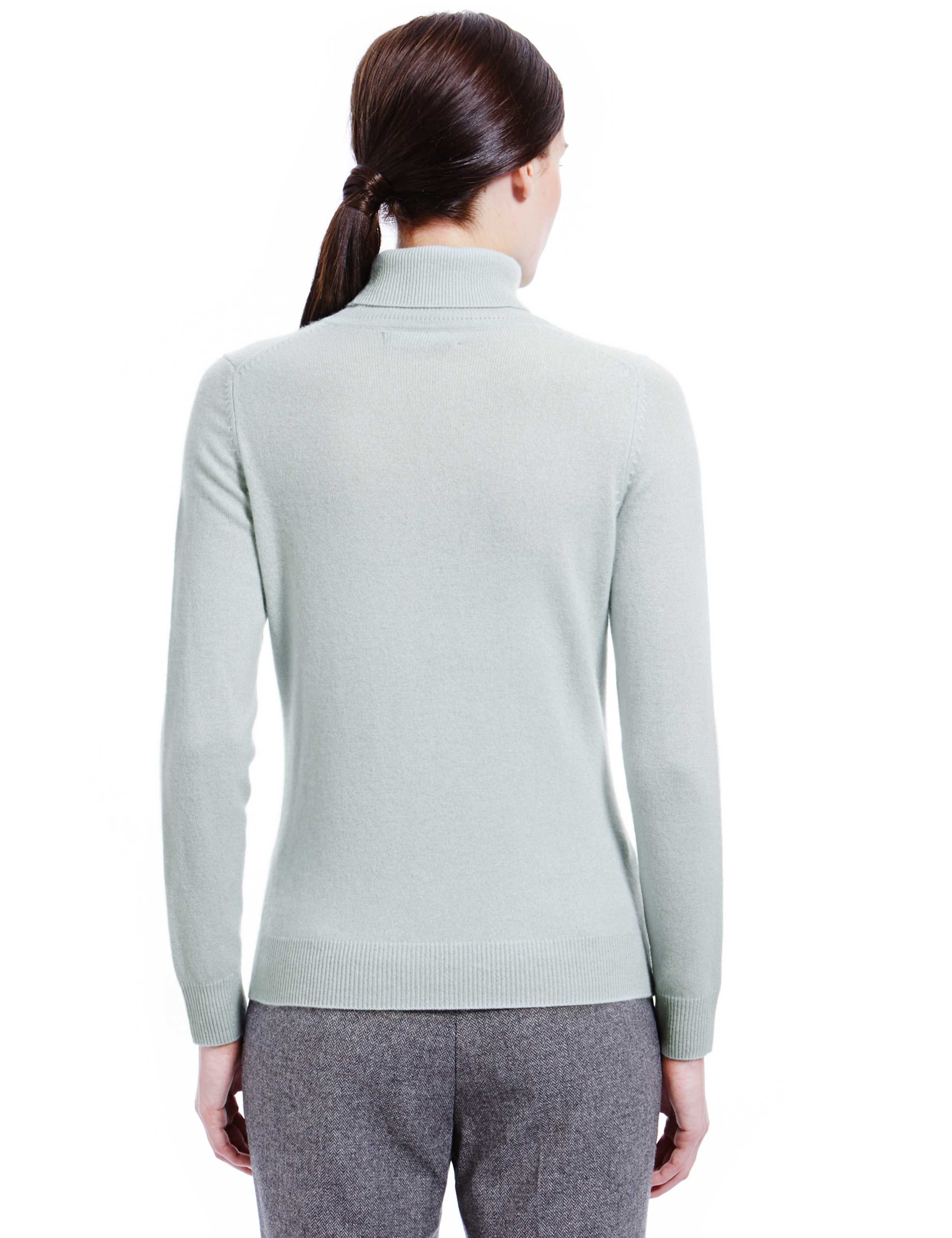 Pure Cashmere Polo Neck Jumper 4 of 4