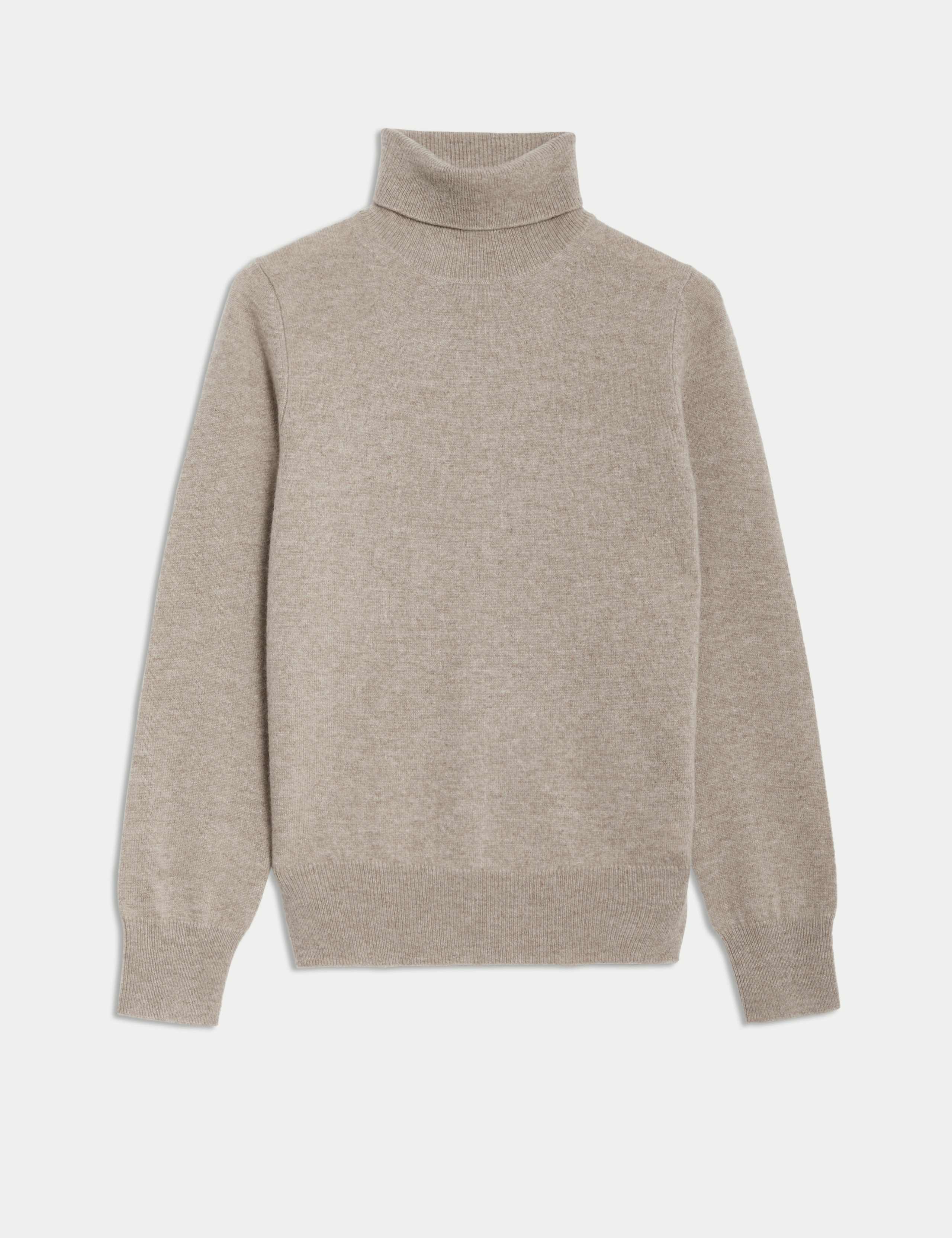 Pure Cashmere Roll Neck Jumper 1 of 2