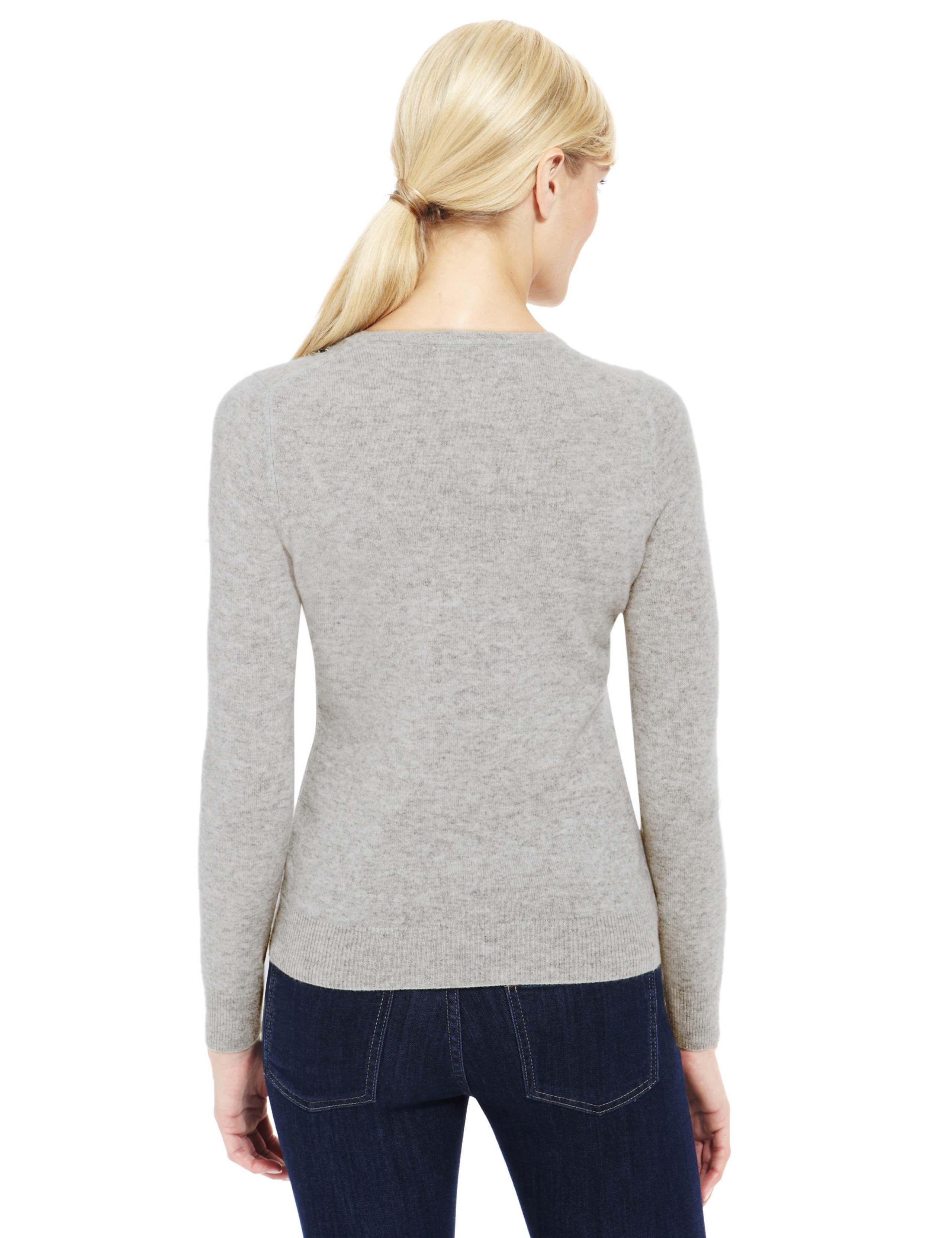 Pure Cashmere Jewel Embellished Jumper 4 of 4