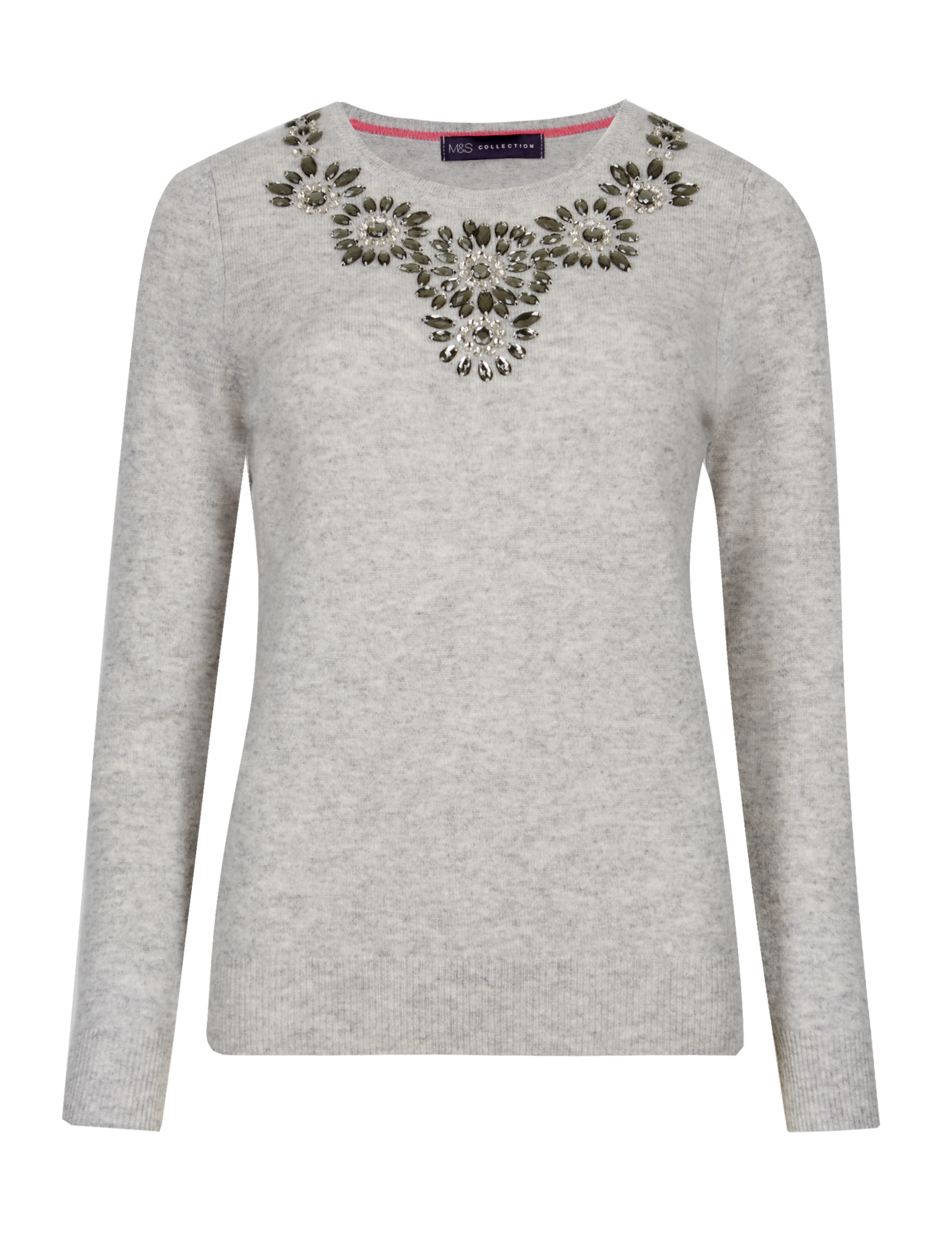 Pure Cashmere Jewel Embellished Jumper 2 of 4
