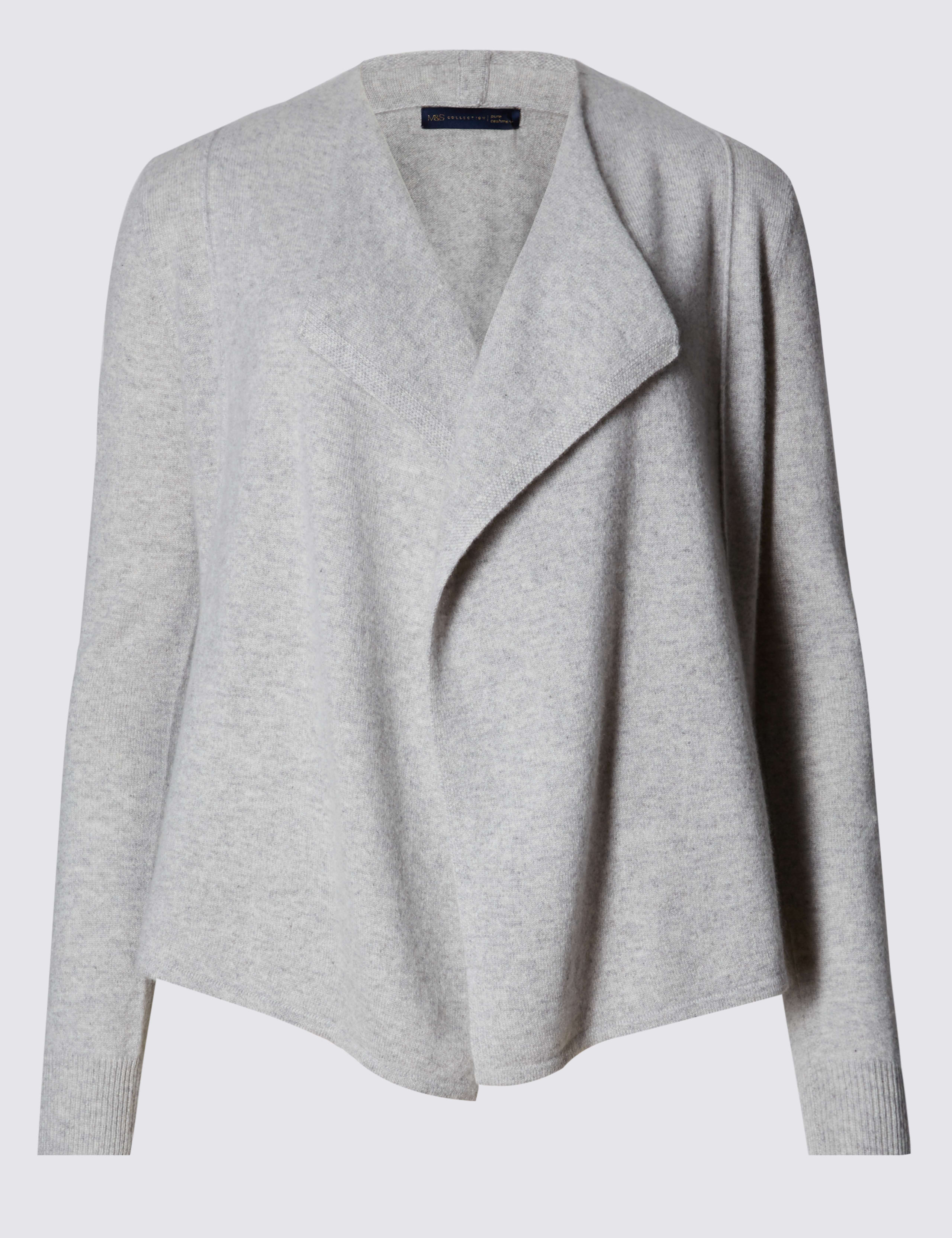Pure Cashmere Waterfall Cardigan 2 of 3