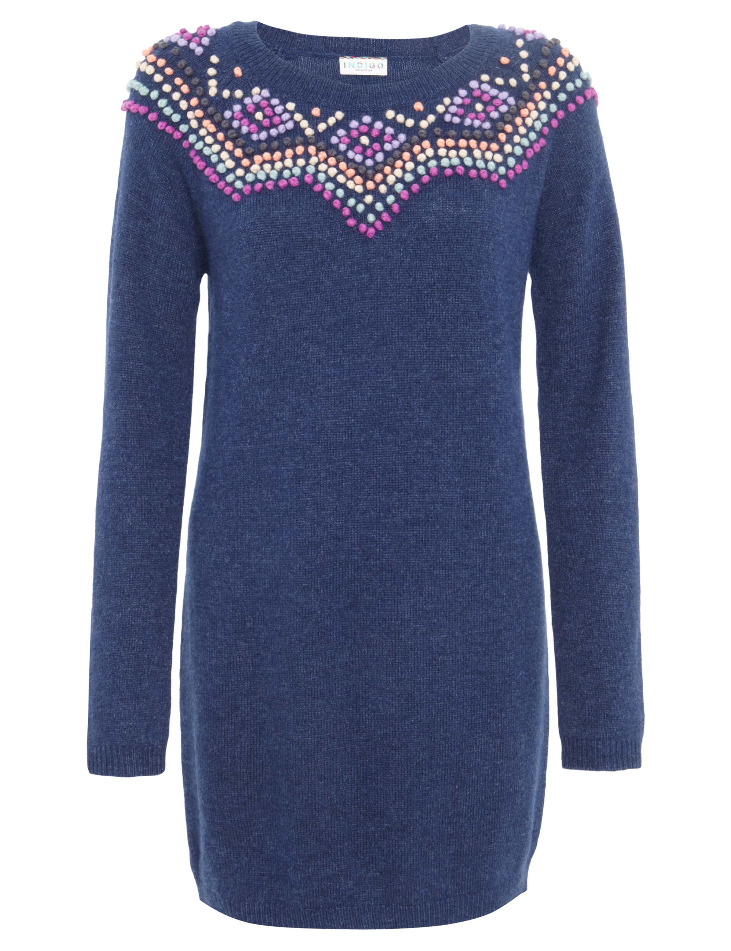 Bobble Neckline Knitted Tunic with Wool 3 of 5