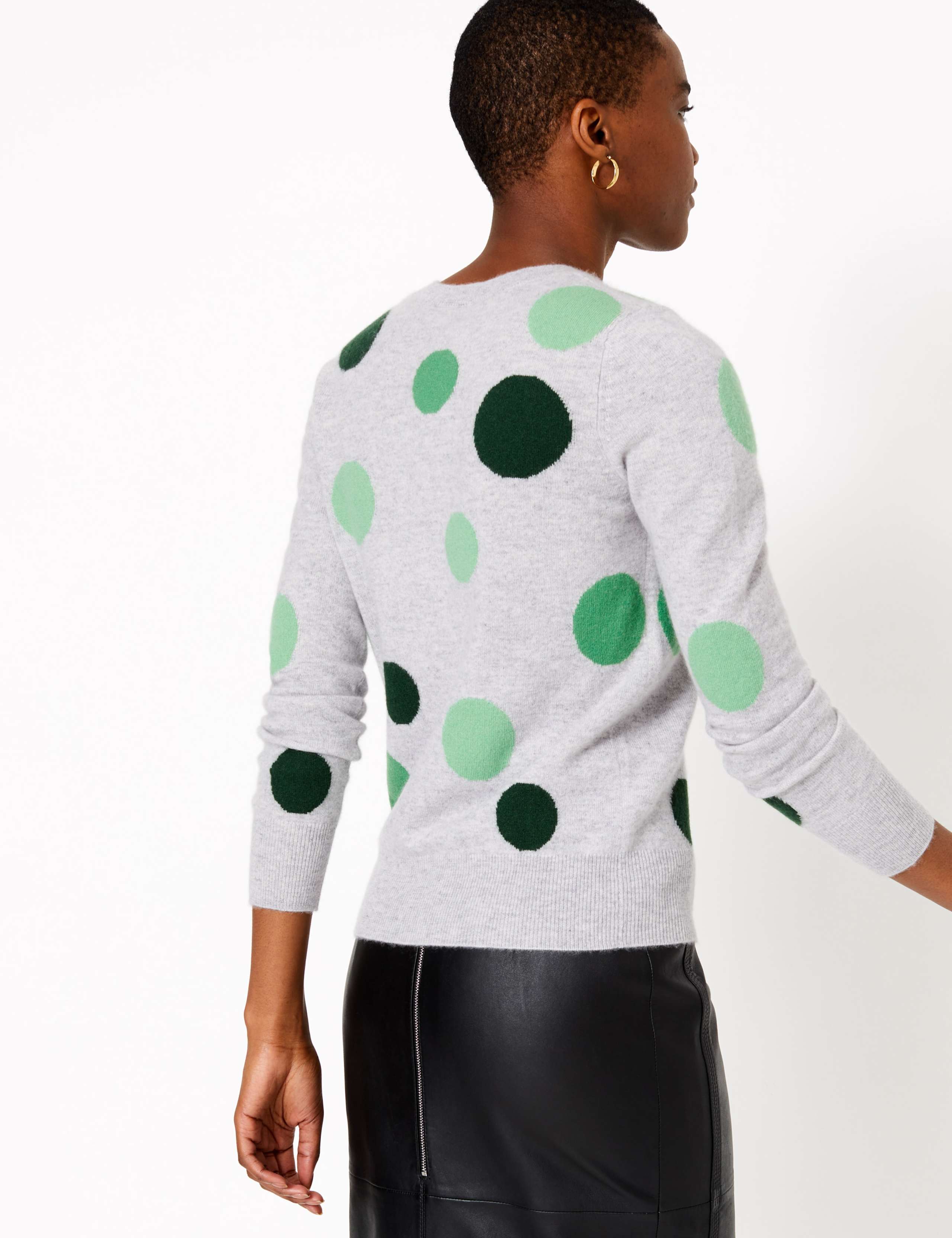 Pure Cashmere Polka Dot Jumper 4 of 4