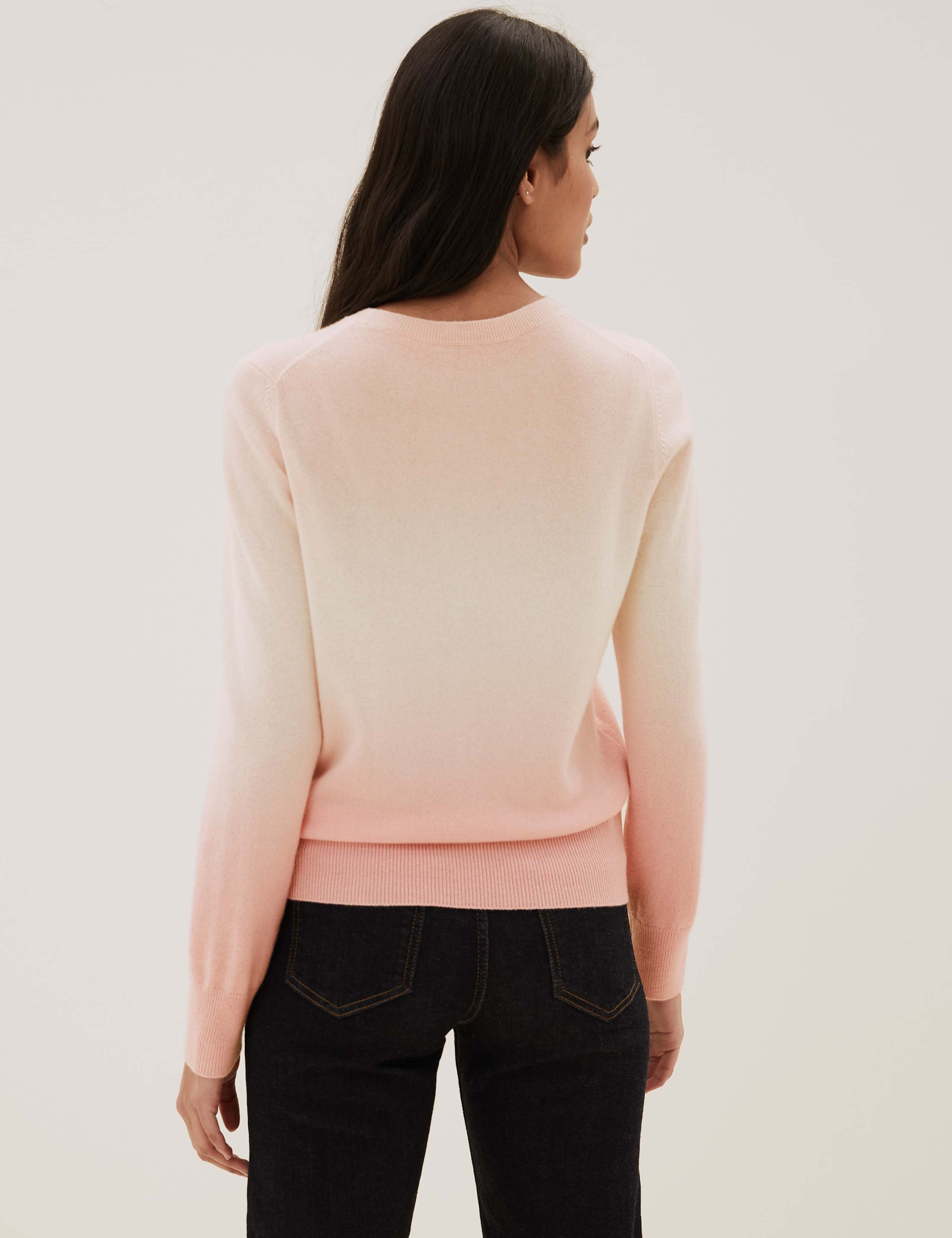 Pure Cashmere Ombre Crew Neck Jumper 6 of 6