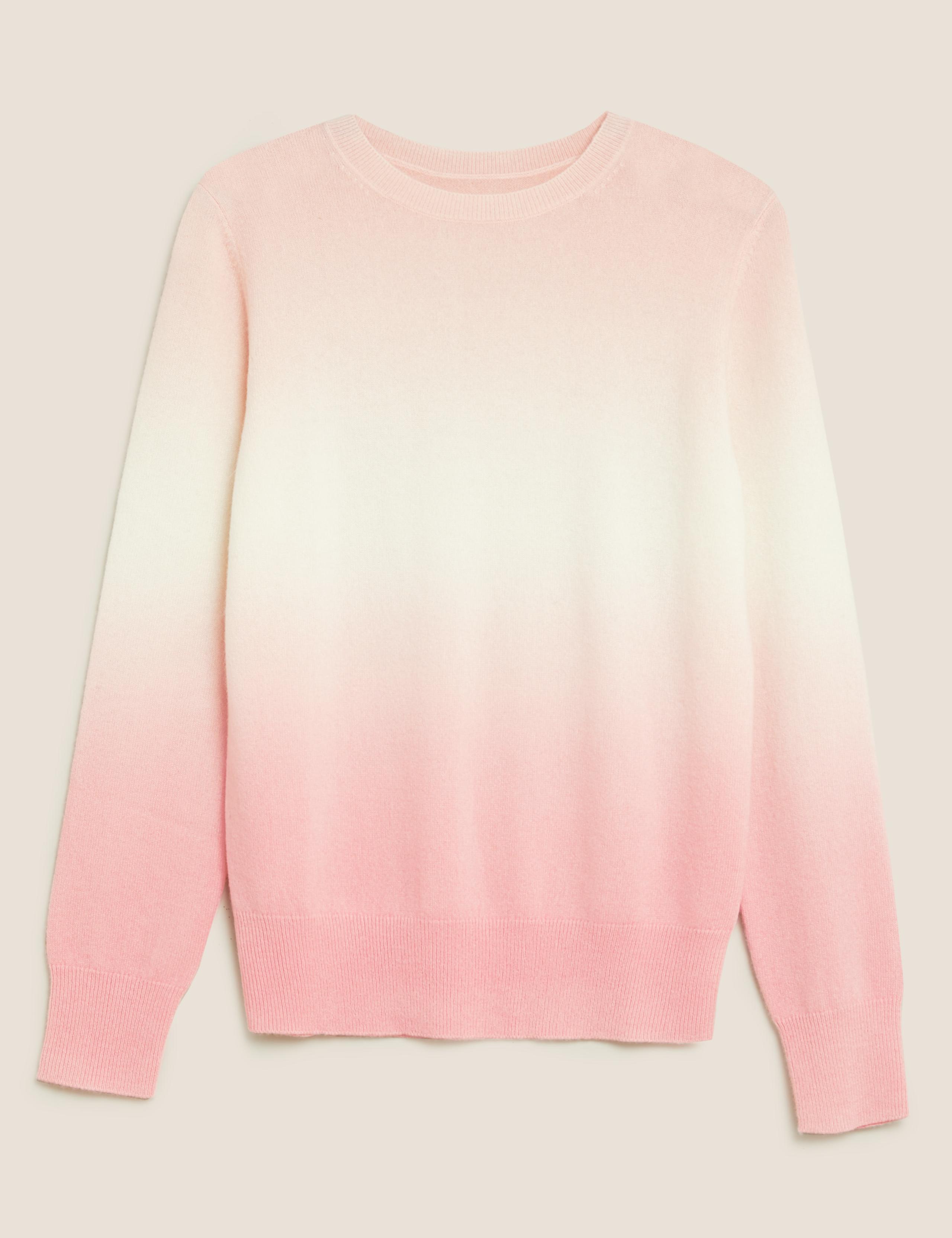Pure Cashmere Ombre Crew Neck Jumper 2 of 6