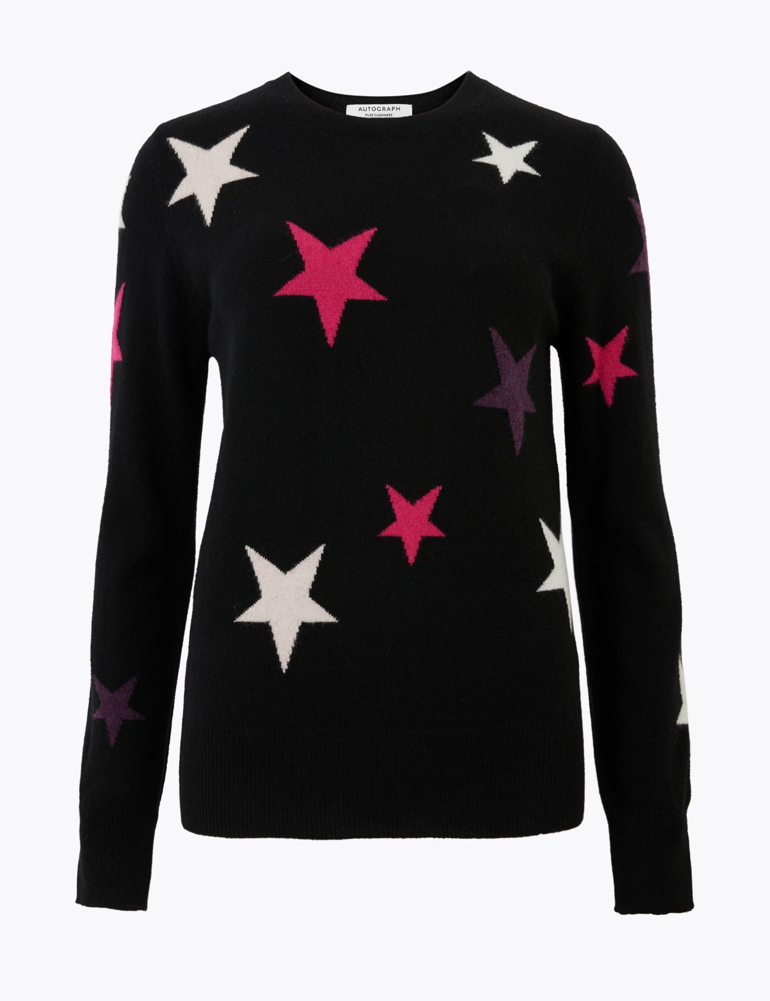 Pure Cashmere Star Print Jumper 2 of 4