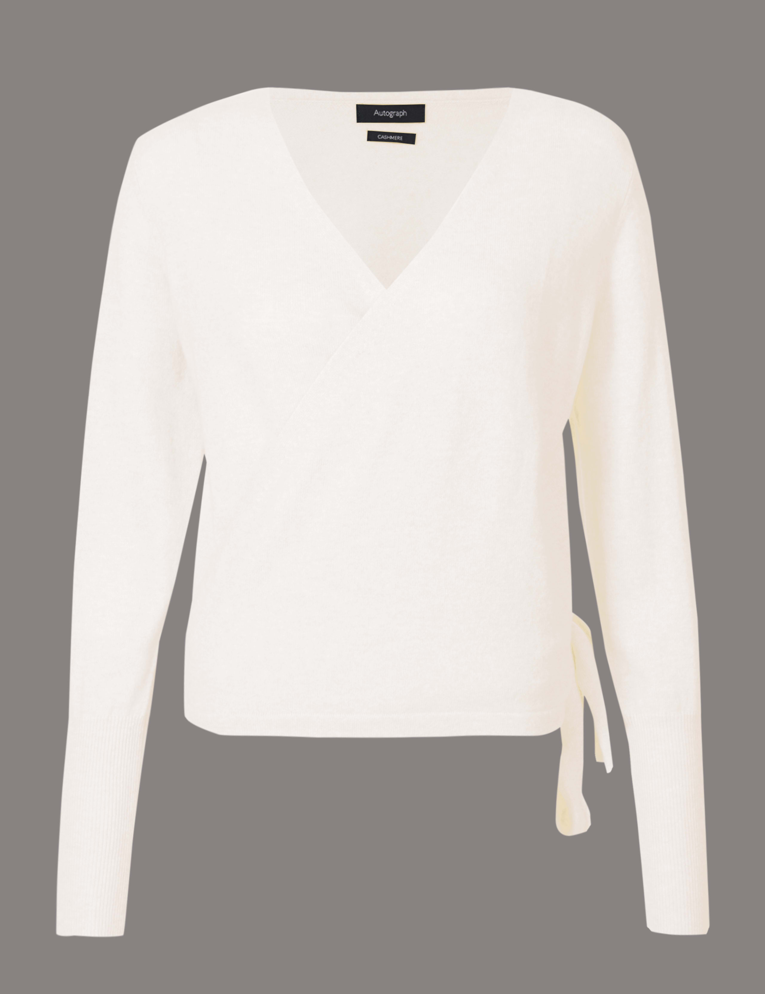 Pure Cashmere Ballet Wrap Cardigan 2 of 4