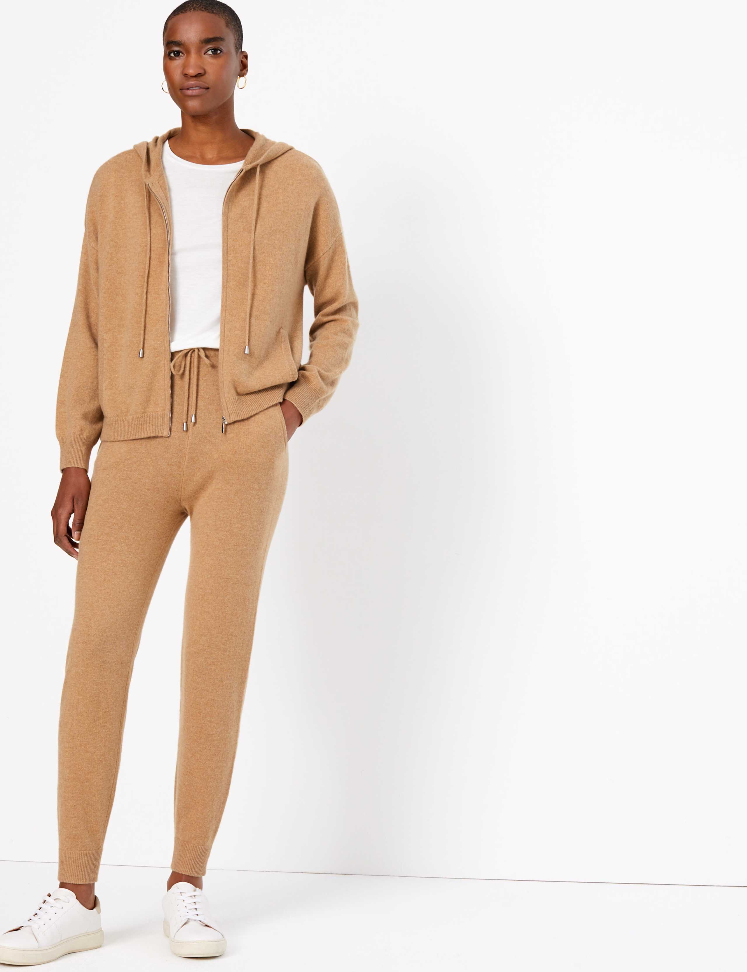 Pure Cashmere Cropped Hoodie 3 of 4