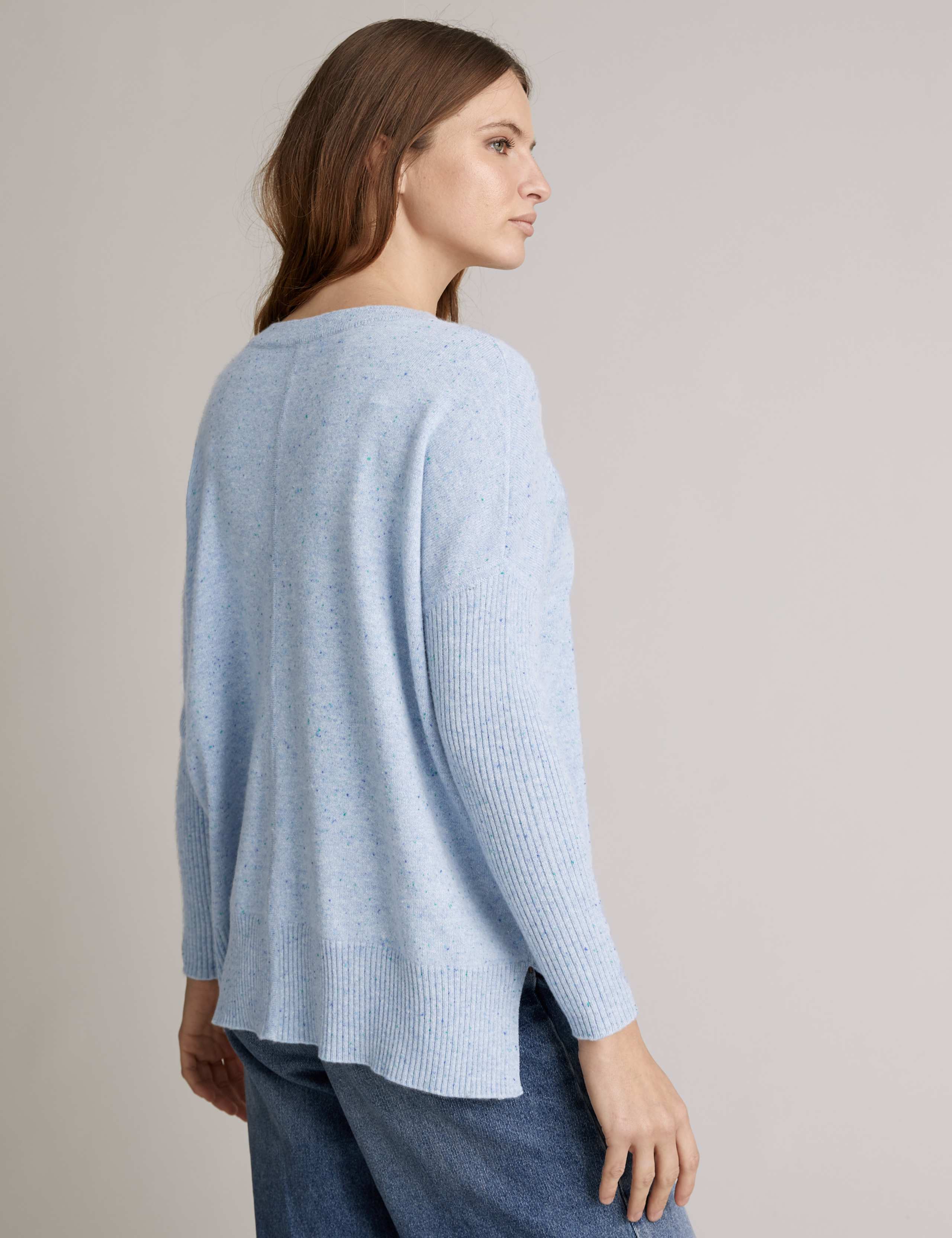 Pure Cashmere Ribbed Jumper 5 of 5