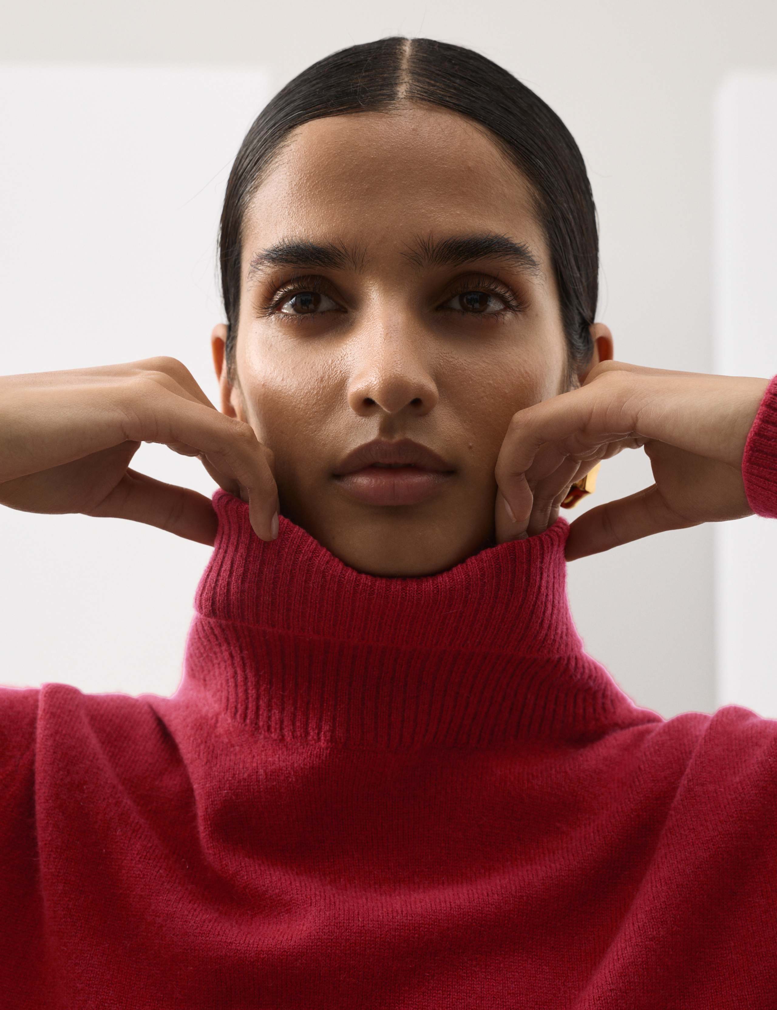 Pure Cashmere Roll Neck Jumper 1 of 6