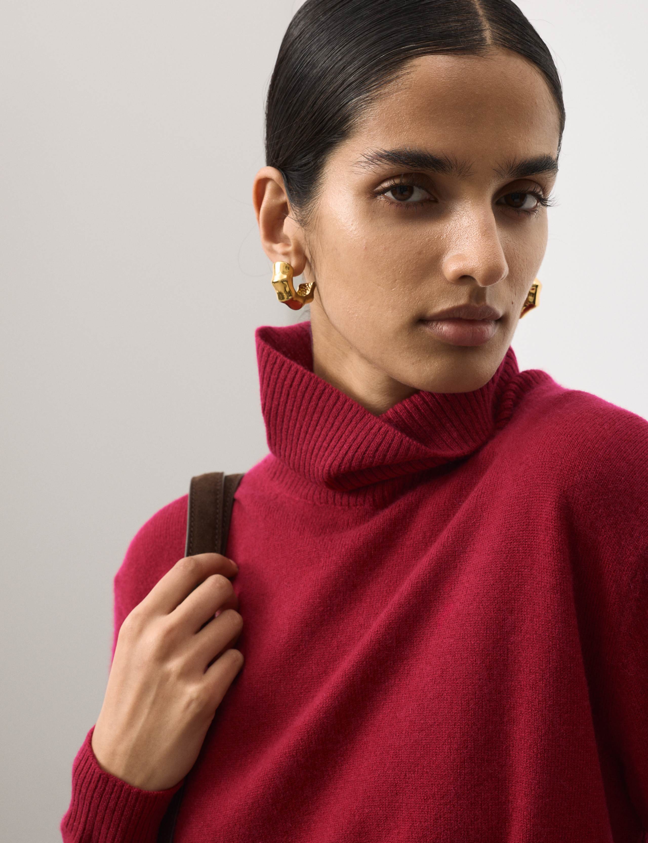 Pure Cashmere Roll Neck Jumper 5 of 6