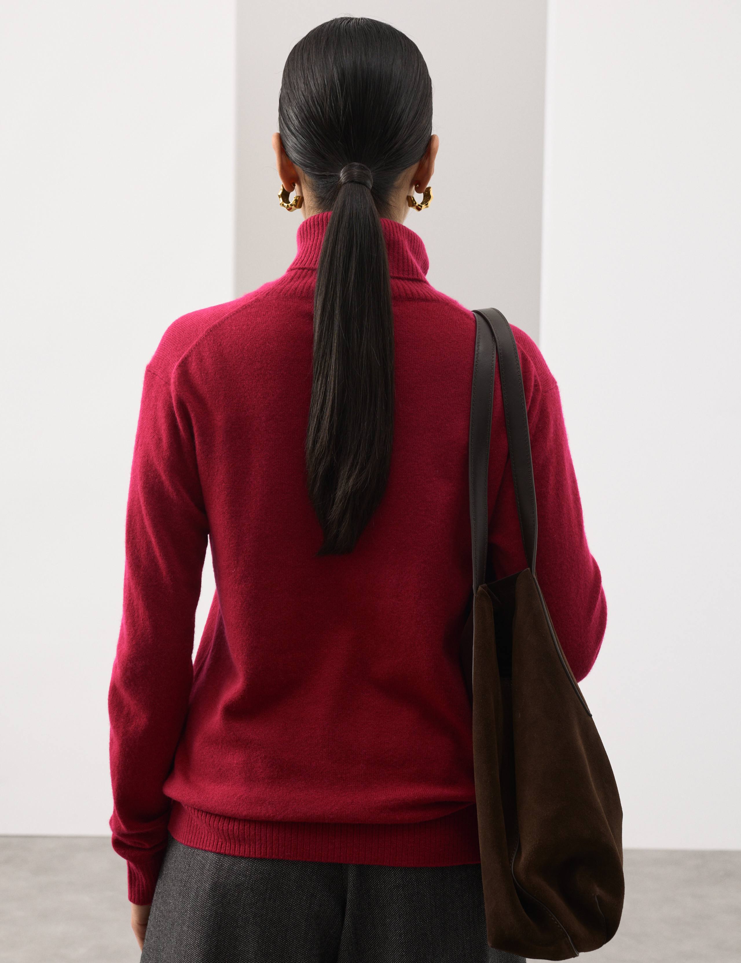 Pure Cashmere Roll Neck Jumper 6 of 6