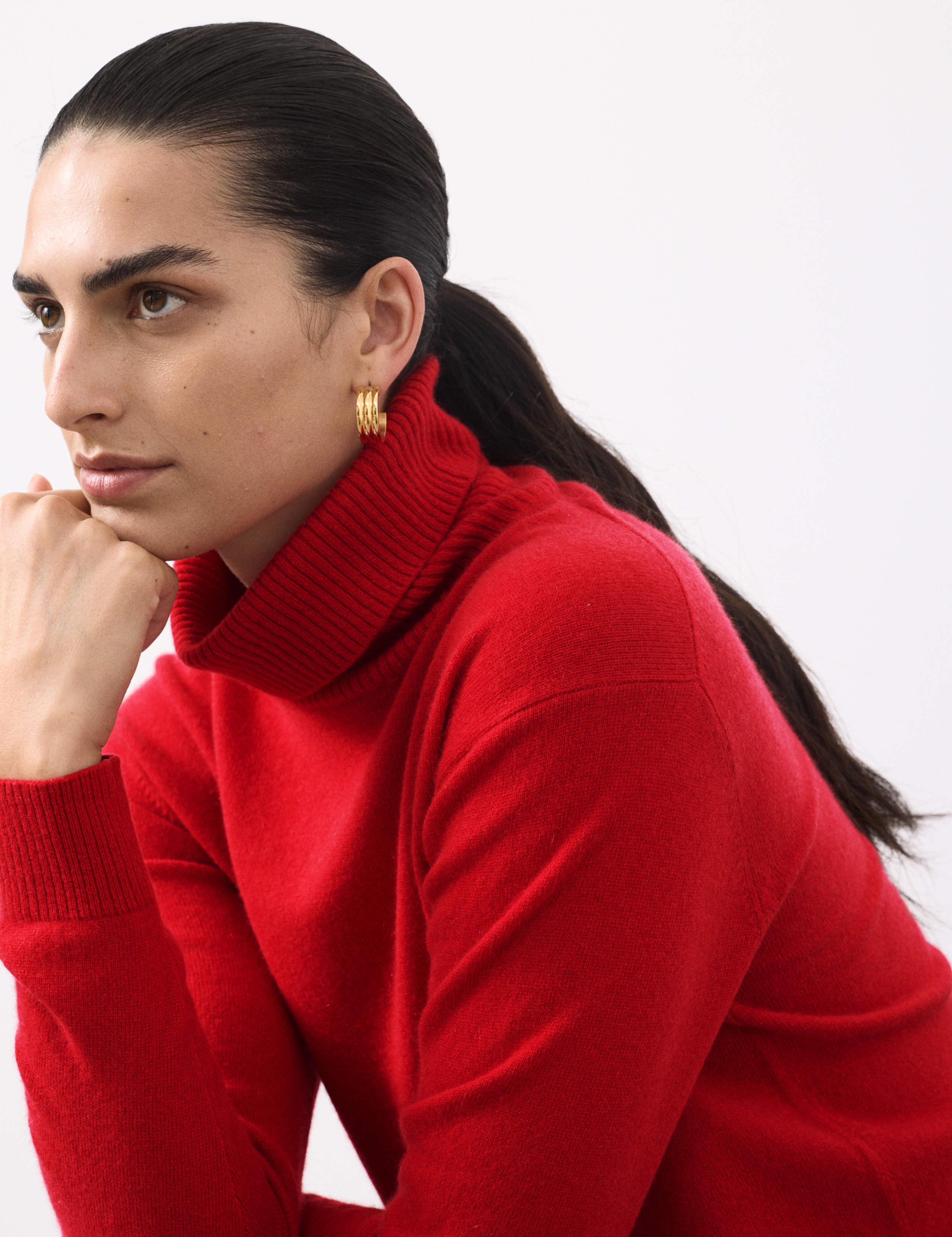 Pure Cashmere Roll Neck Jumper 7 of 7