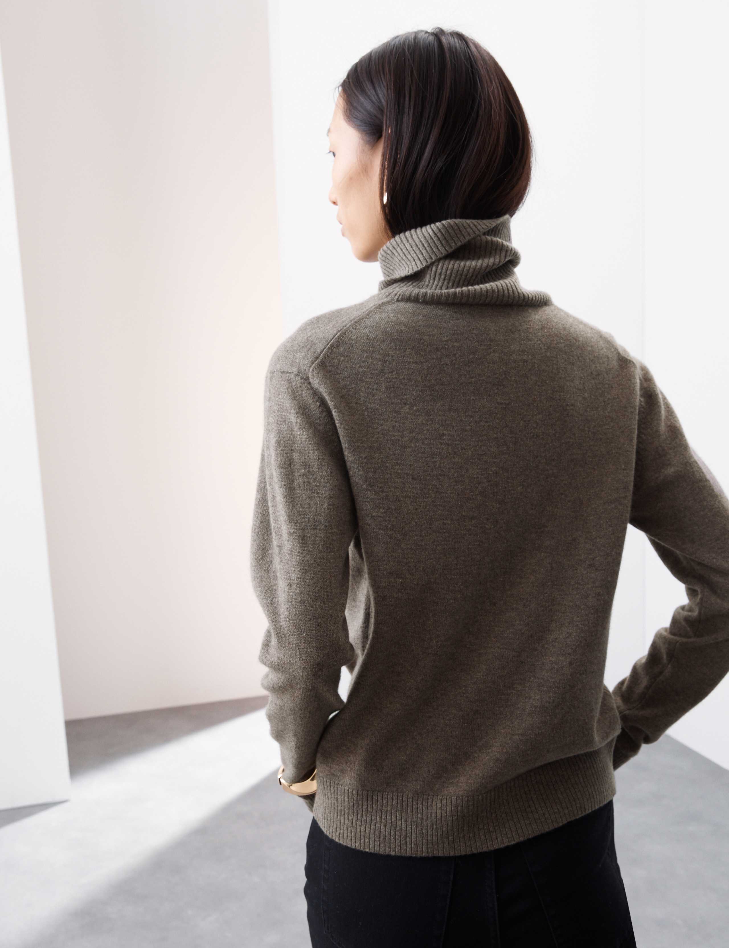 Pure Cashmere Roll Neck Jumper 5 of 7