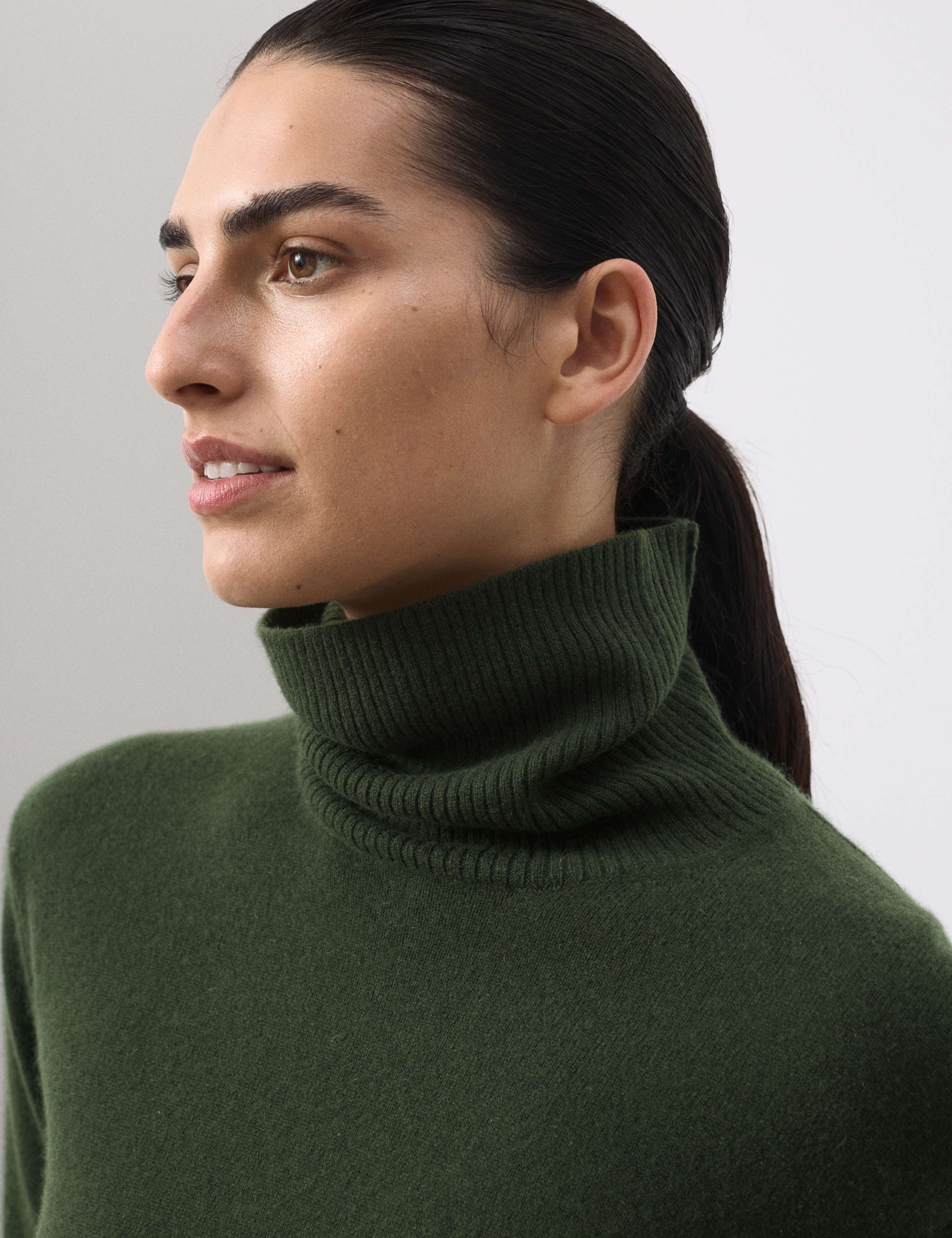 Pure Cashmere Roll Neck Jumper 5 of 7