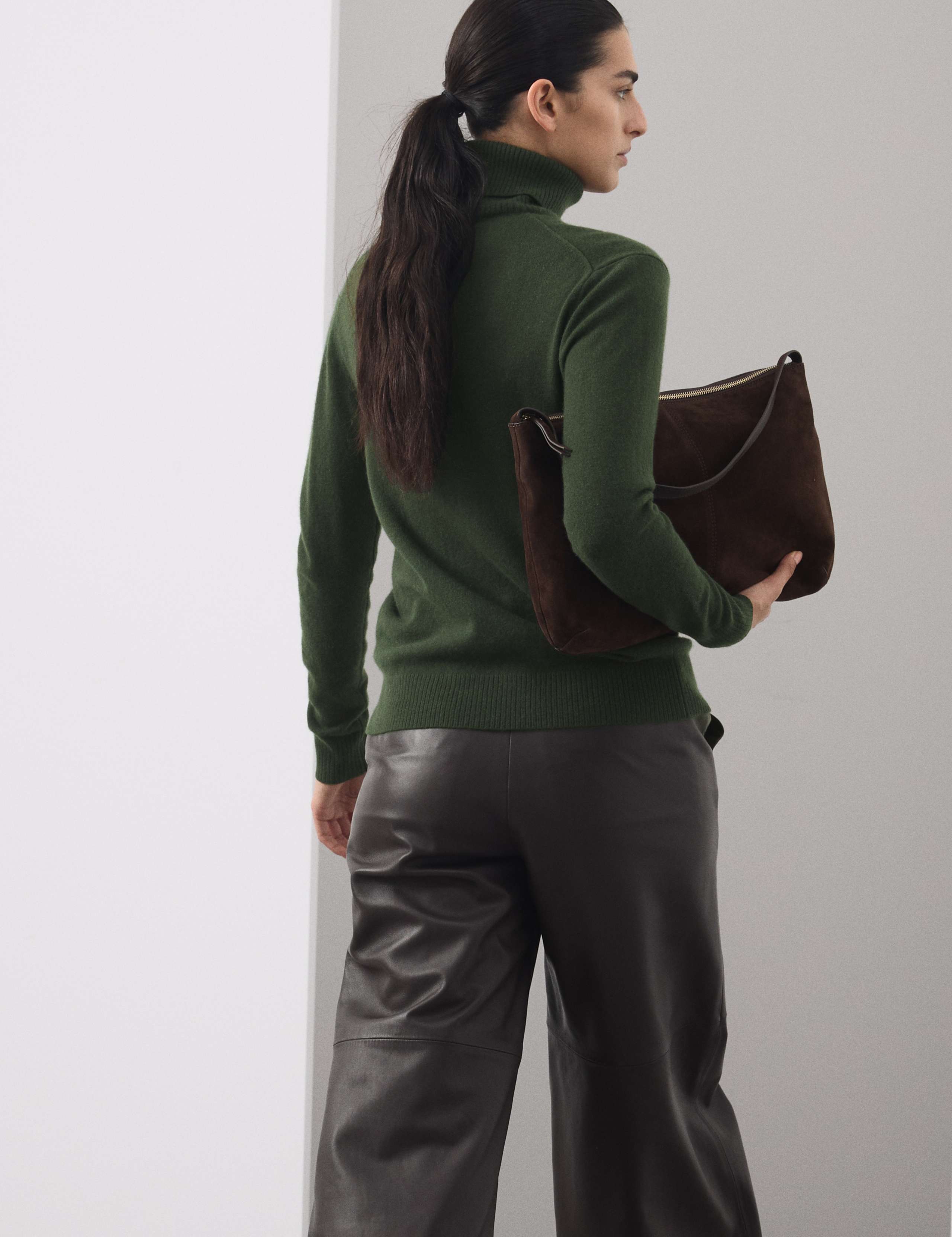 Pure Cashmere Roll Neck Jumper 6 of 7