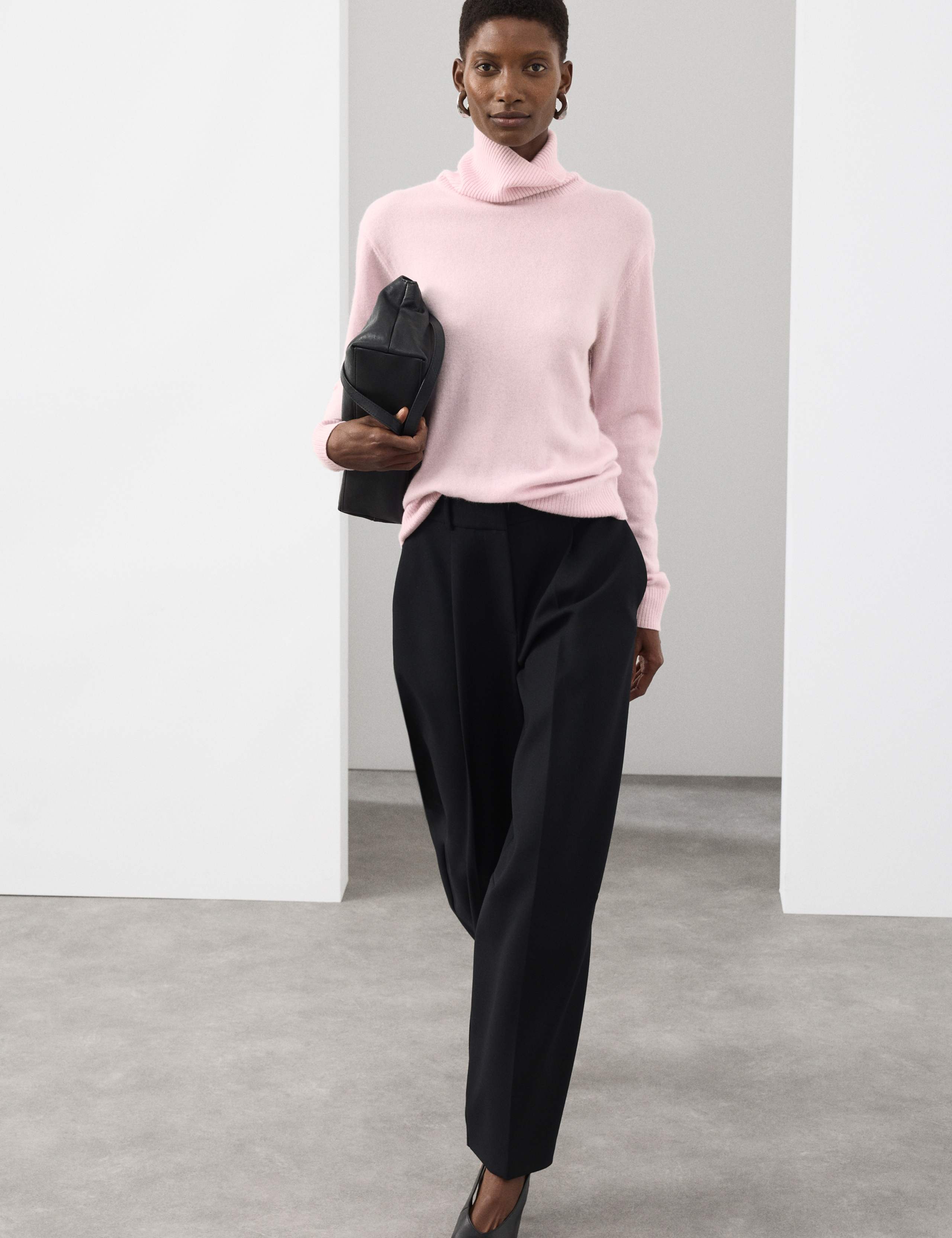 Pure Cashmere Roll Neck Jumper 3 of 6