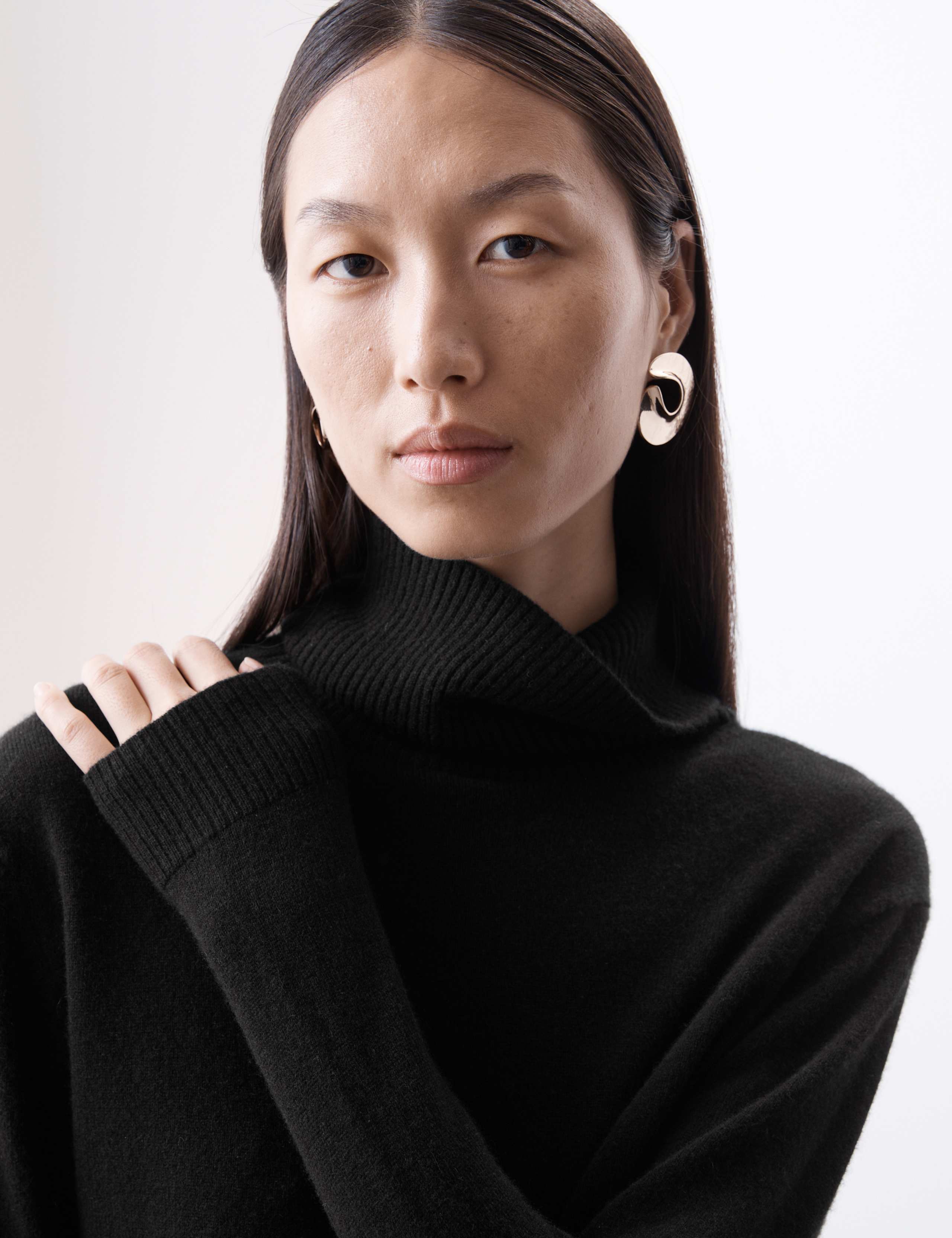 Pure Cashmere Roll Neck Jumper 5 of 8