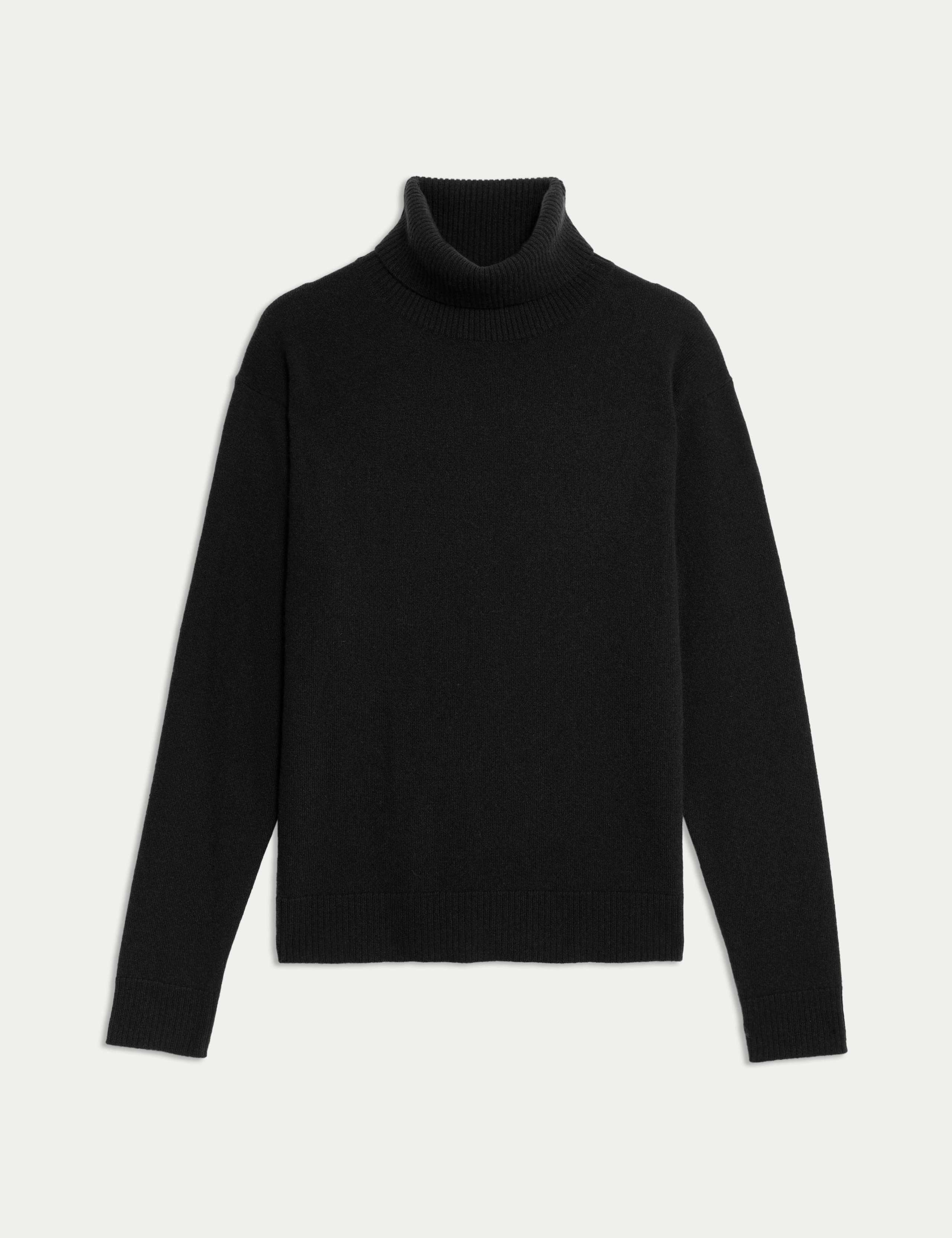 Pure Cashmere Roll Neck Jumper 2 of 8