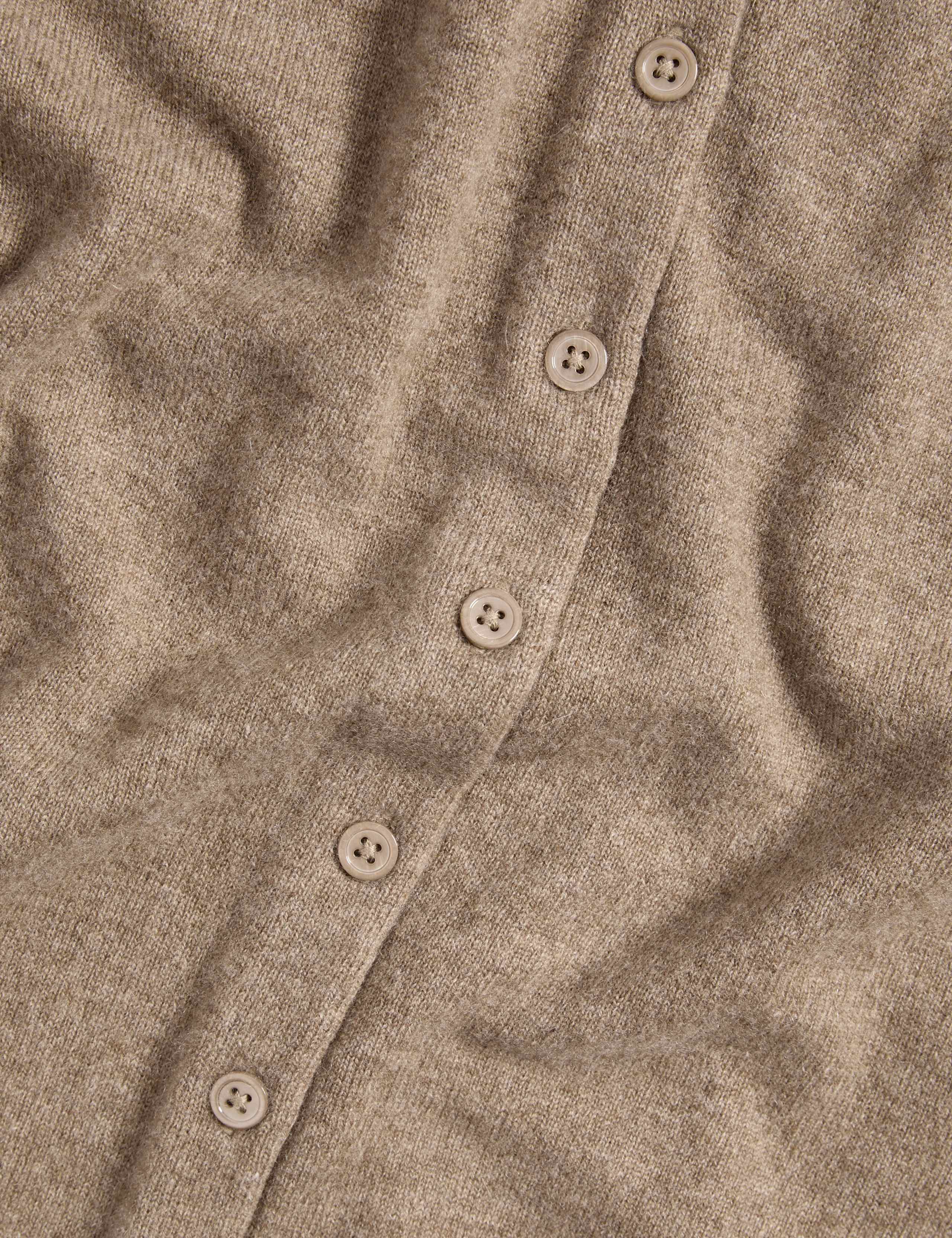 Pure Cashmere Crew Neck Relaxed Cardigan 6 of 6