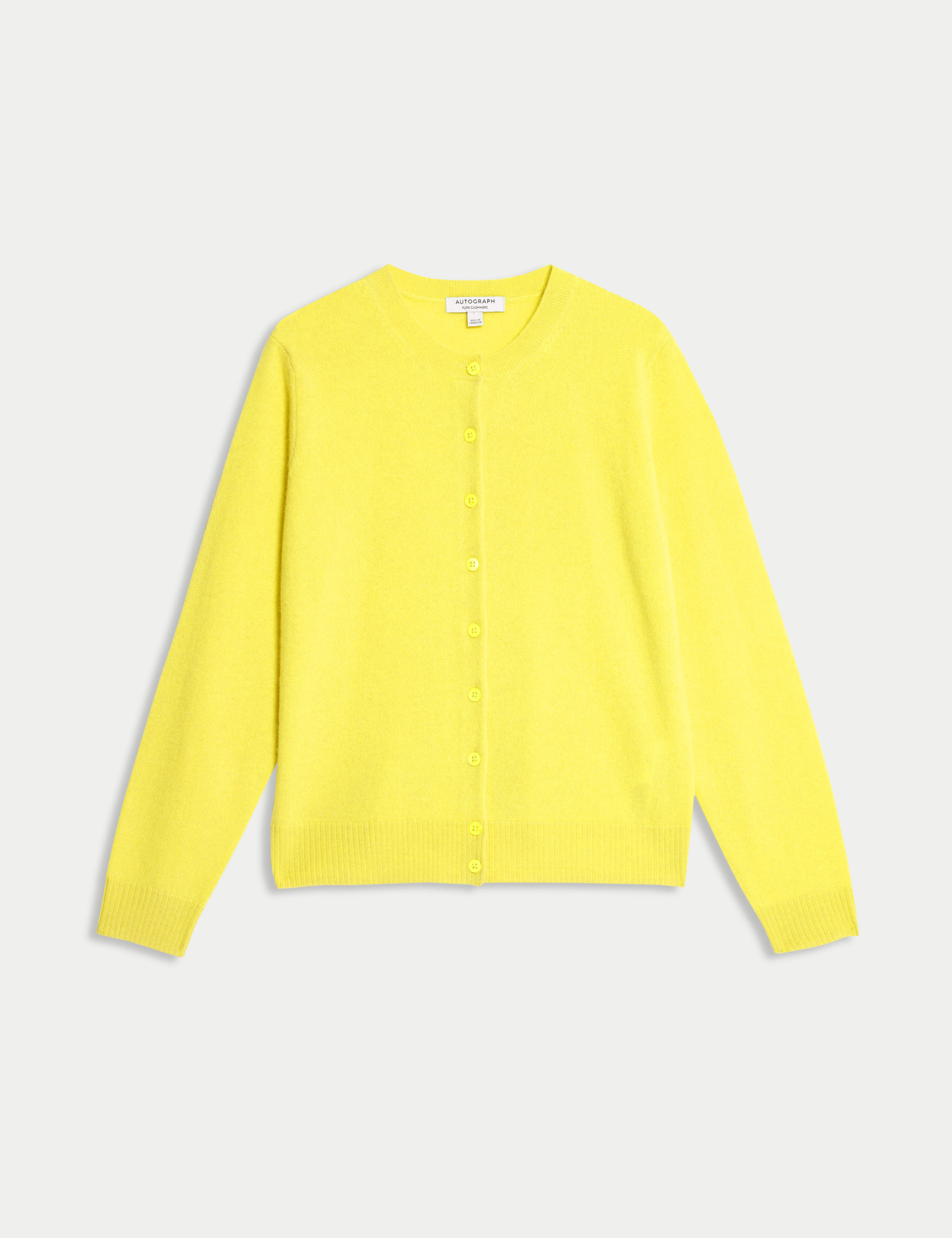 Pure Cashmere Crew Neck Relaxed Cardigan 2 of 6
