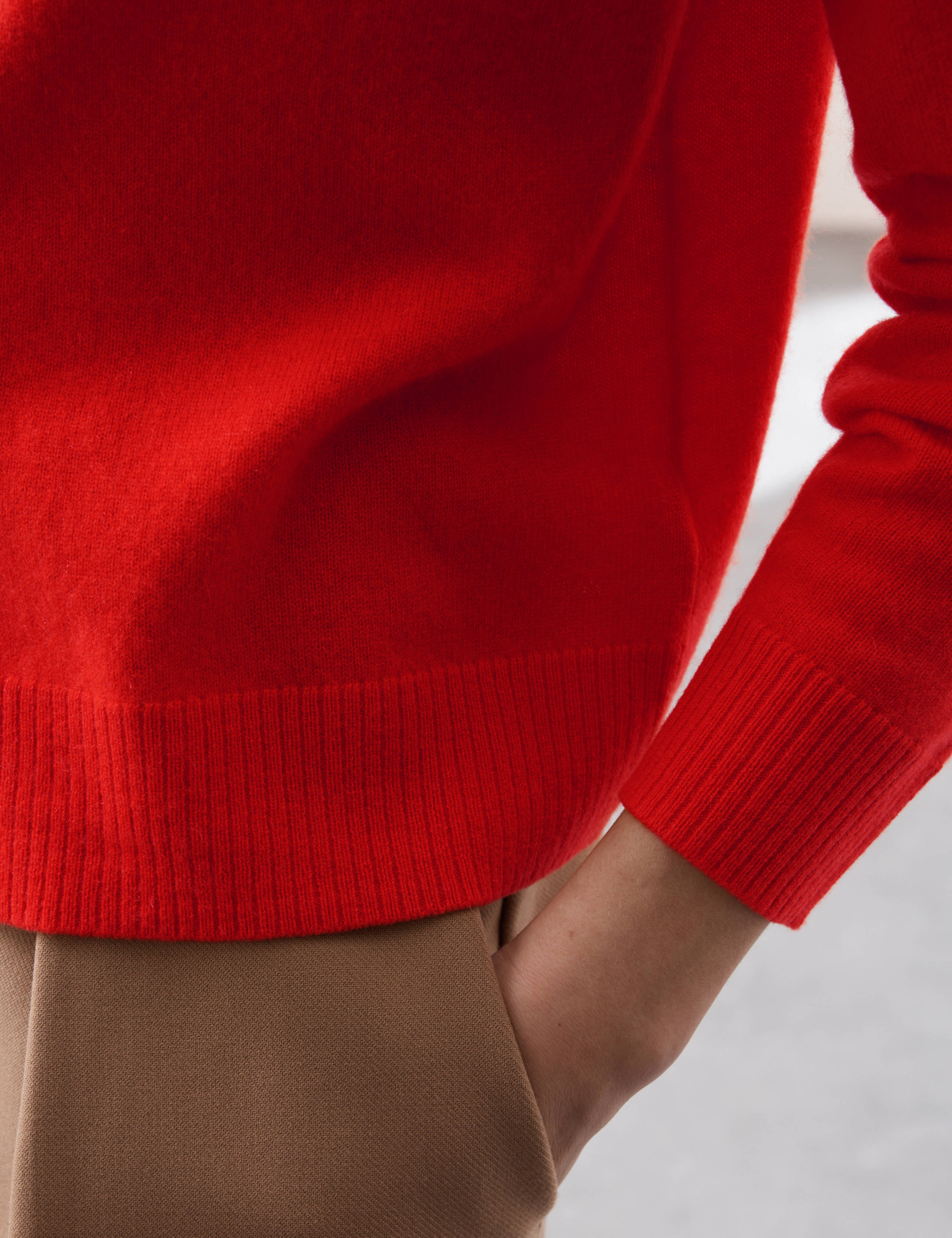 Pure Cashmere Crew Neck Relaxed Cardigan 5 of 8