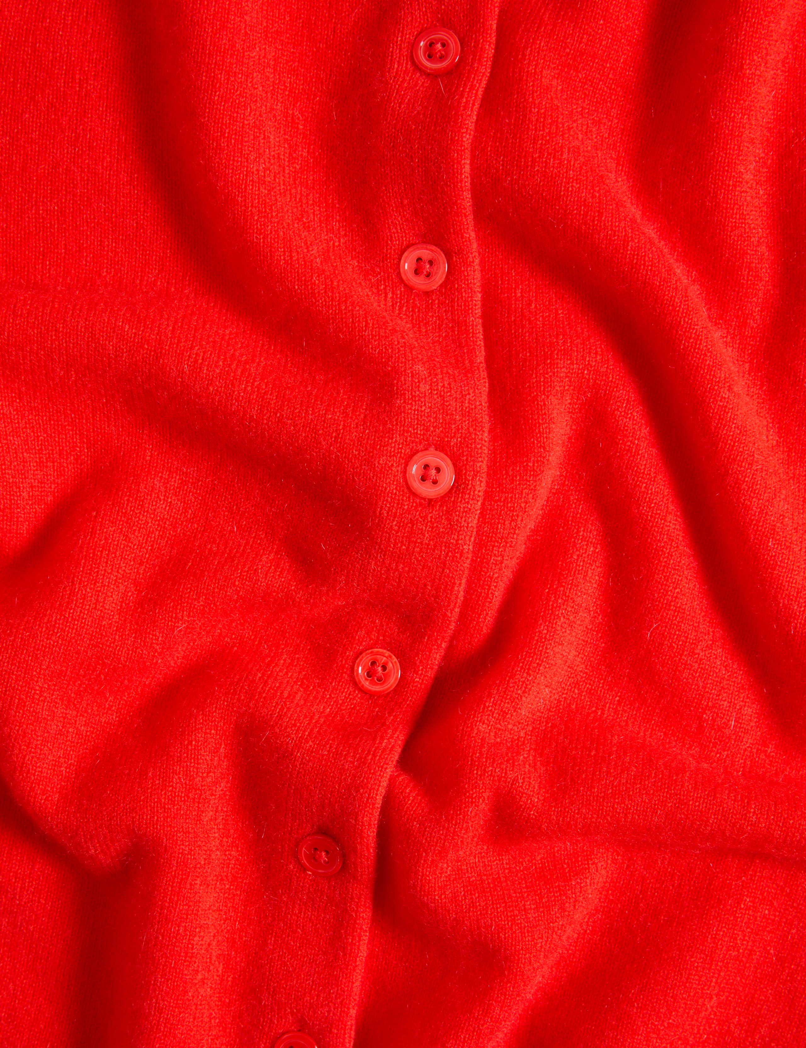 Pure Cashmere Crew Neck Relaxed Cardigan 8 of 8
