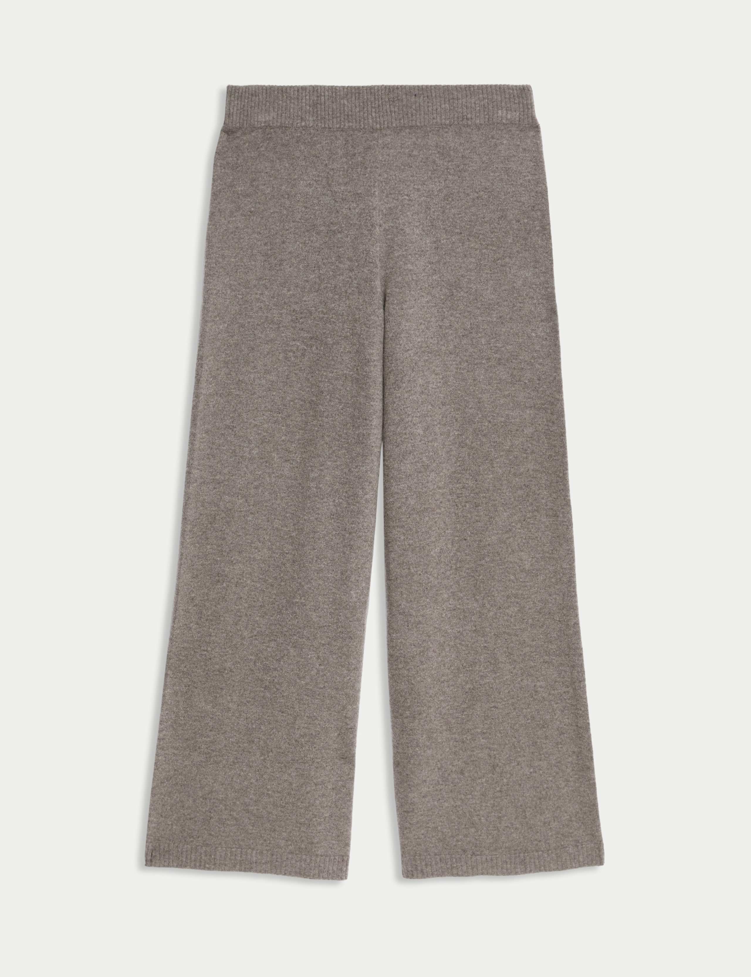 Pure Cashmere Wide Leg Trousers 2 of 7