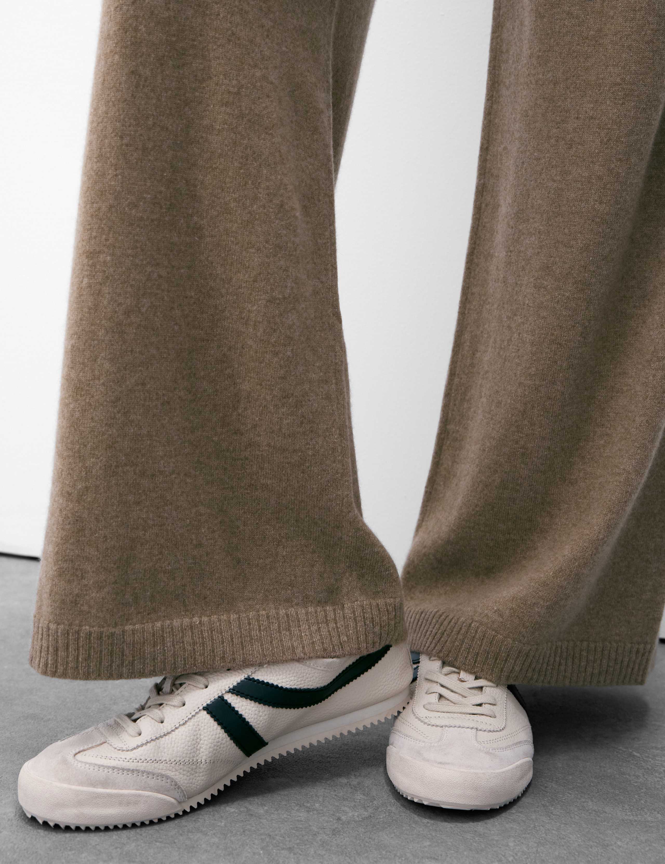 Pure Cashmere Wide Leg Trousers 2 of 7