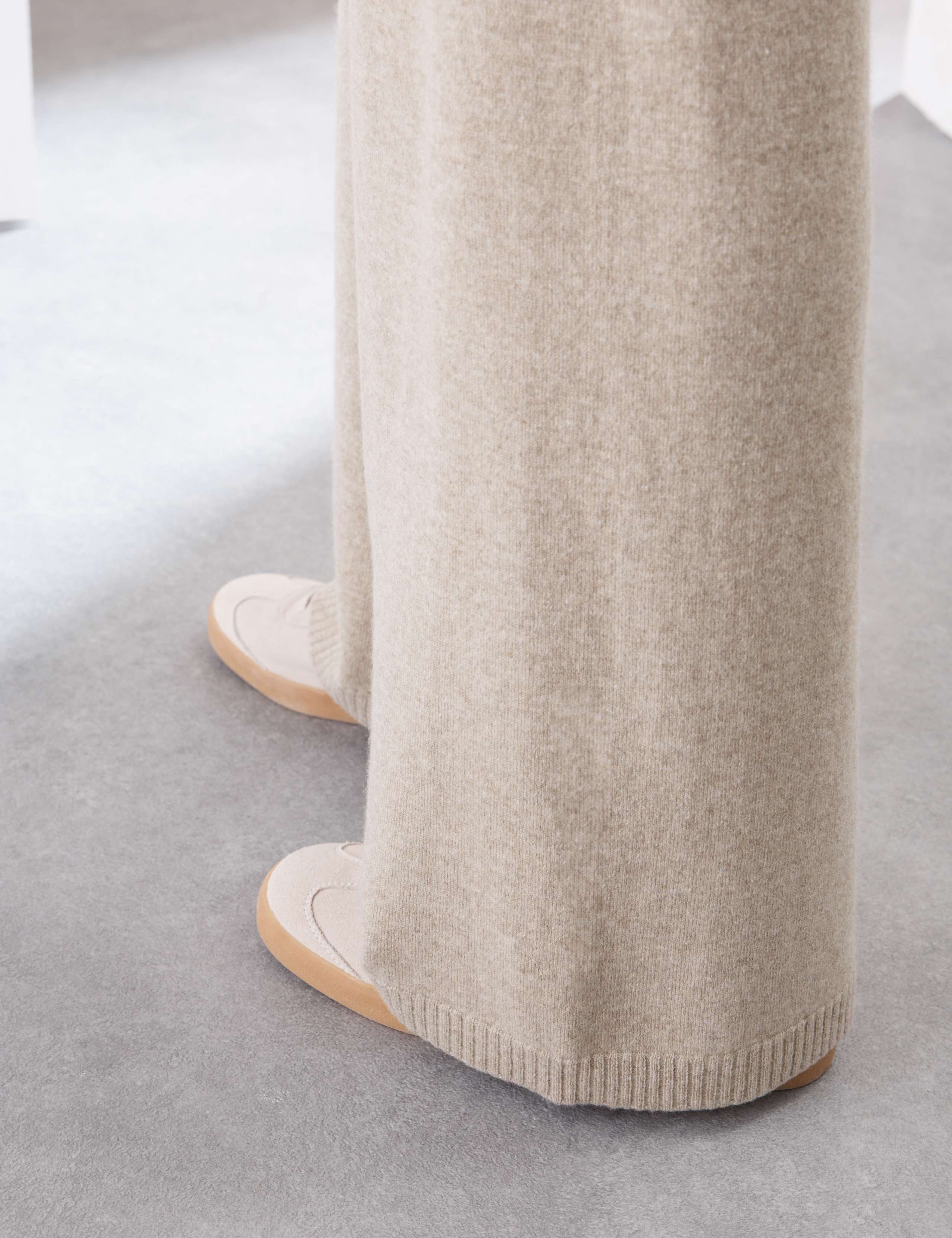 Pure Cashmere Wide Leg Trousers 4 of 7