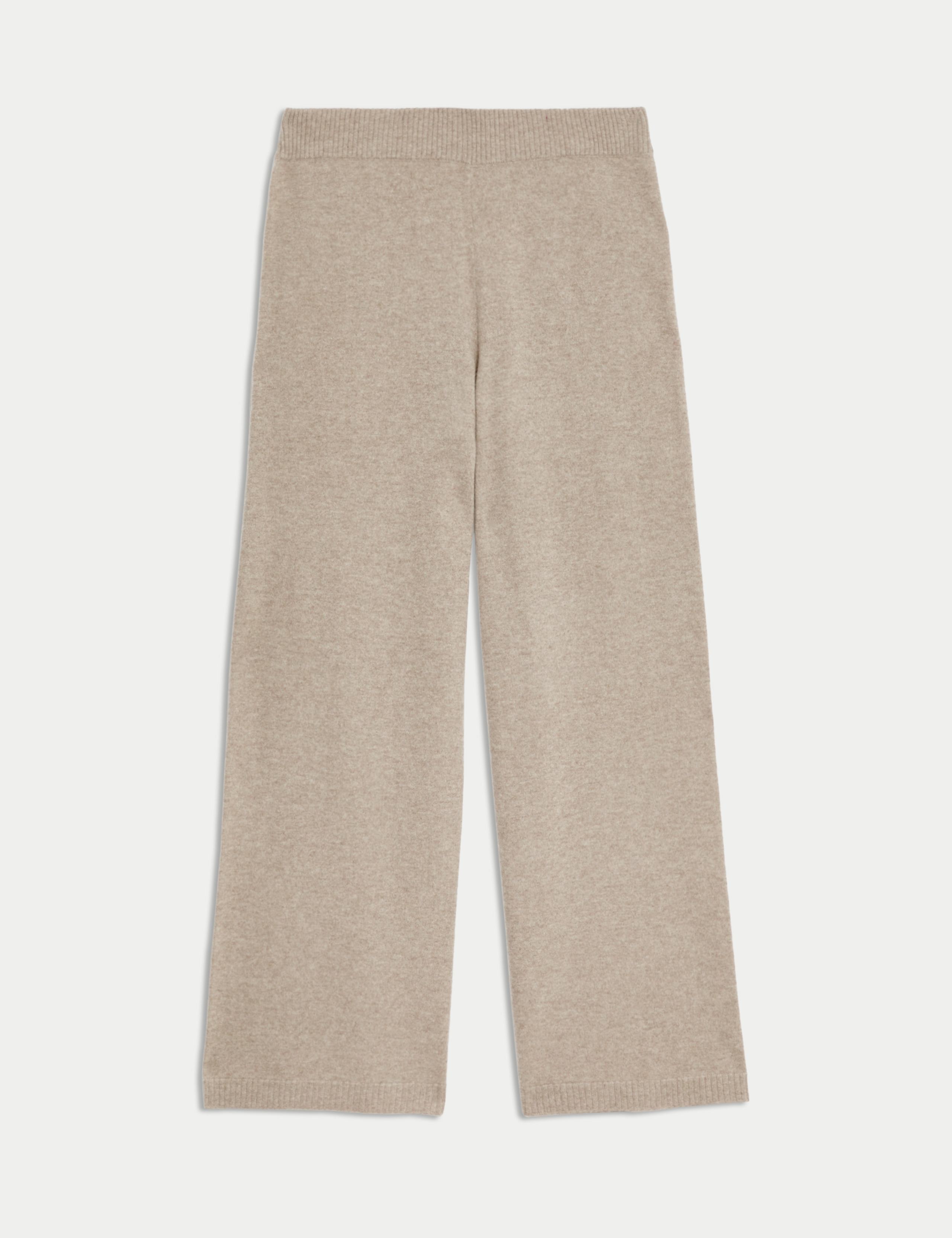 Pure Cashmere Wide Leg Trousers 2 of 7