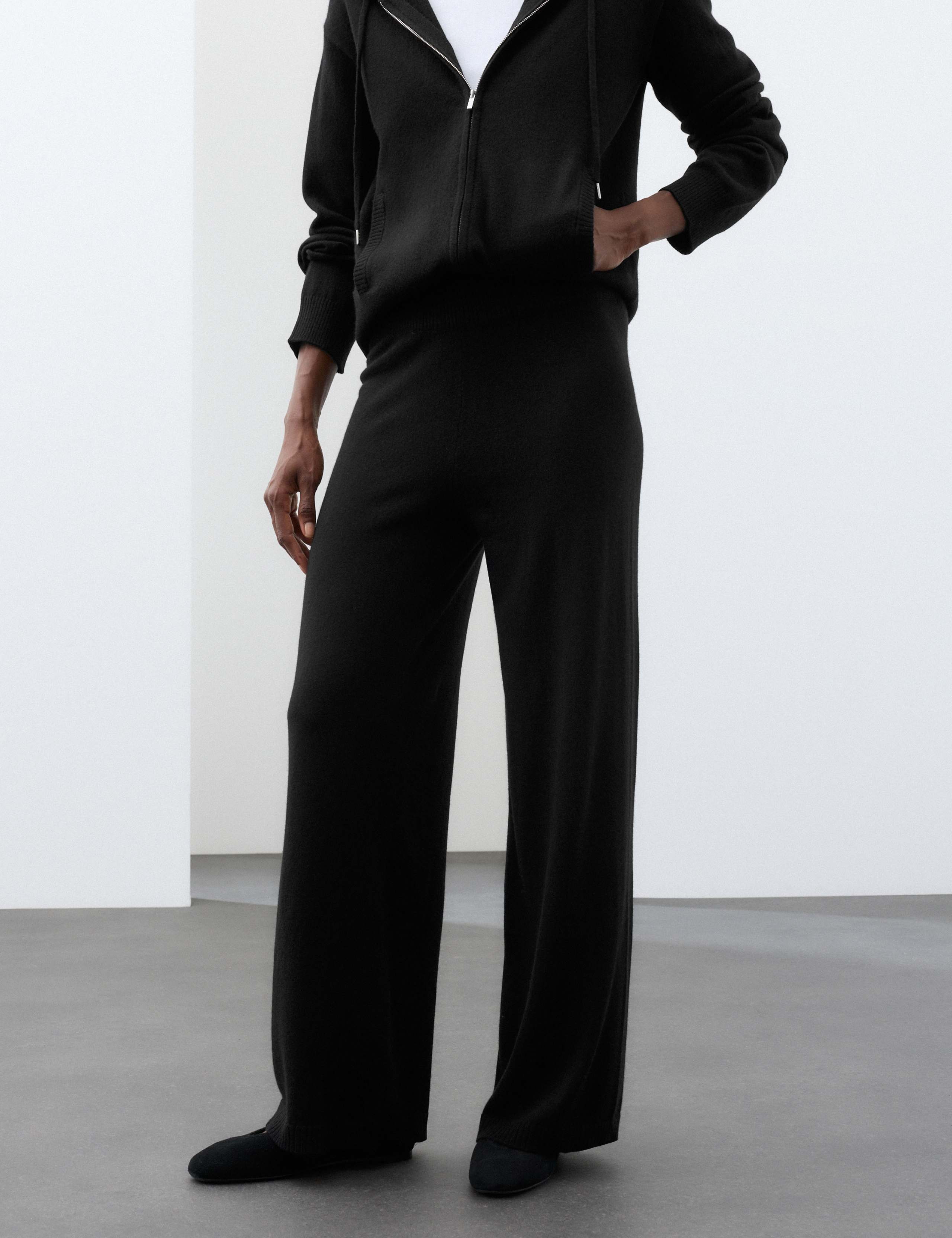 Pure Cashmere Wide Leg Trousers 7 of 7