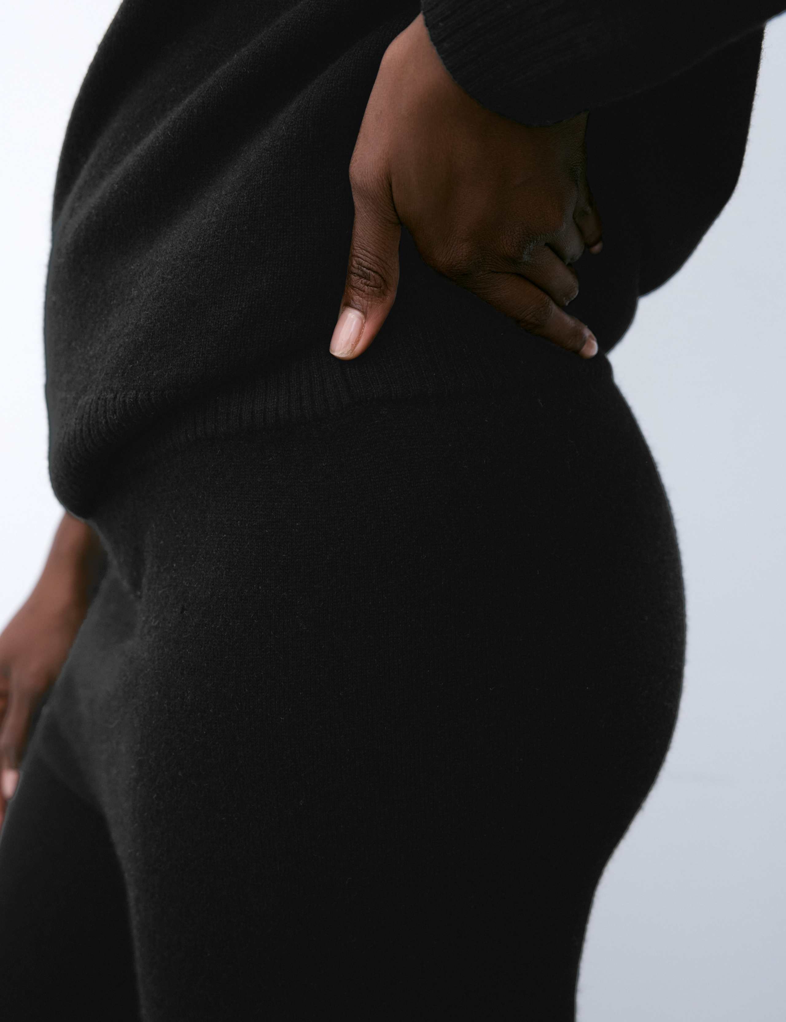 Pure Cashmere Wide Leg Trousers 4 of 6