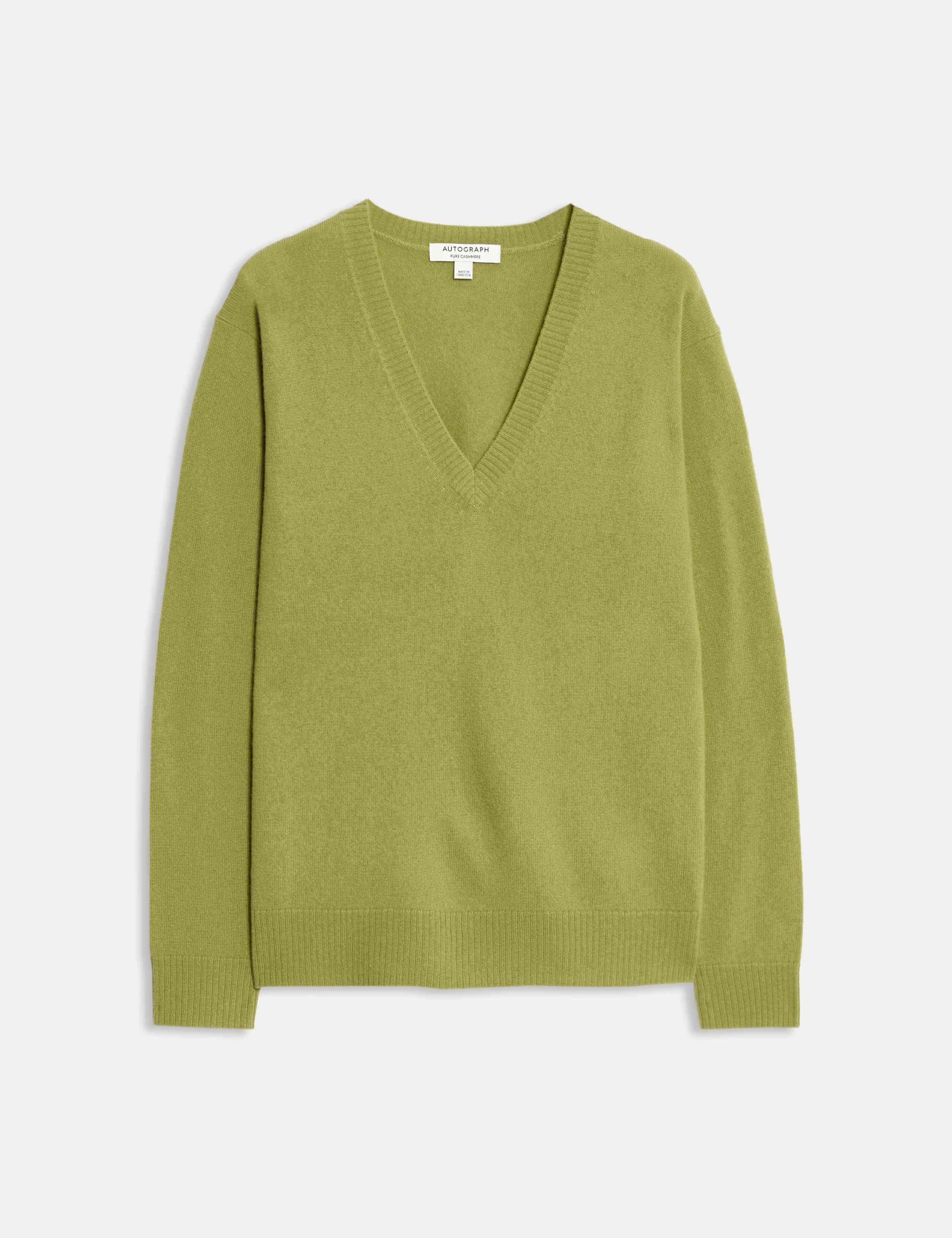 Pure Cashmere V-Neck Jumper 2 of 6