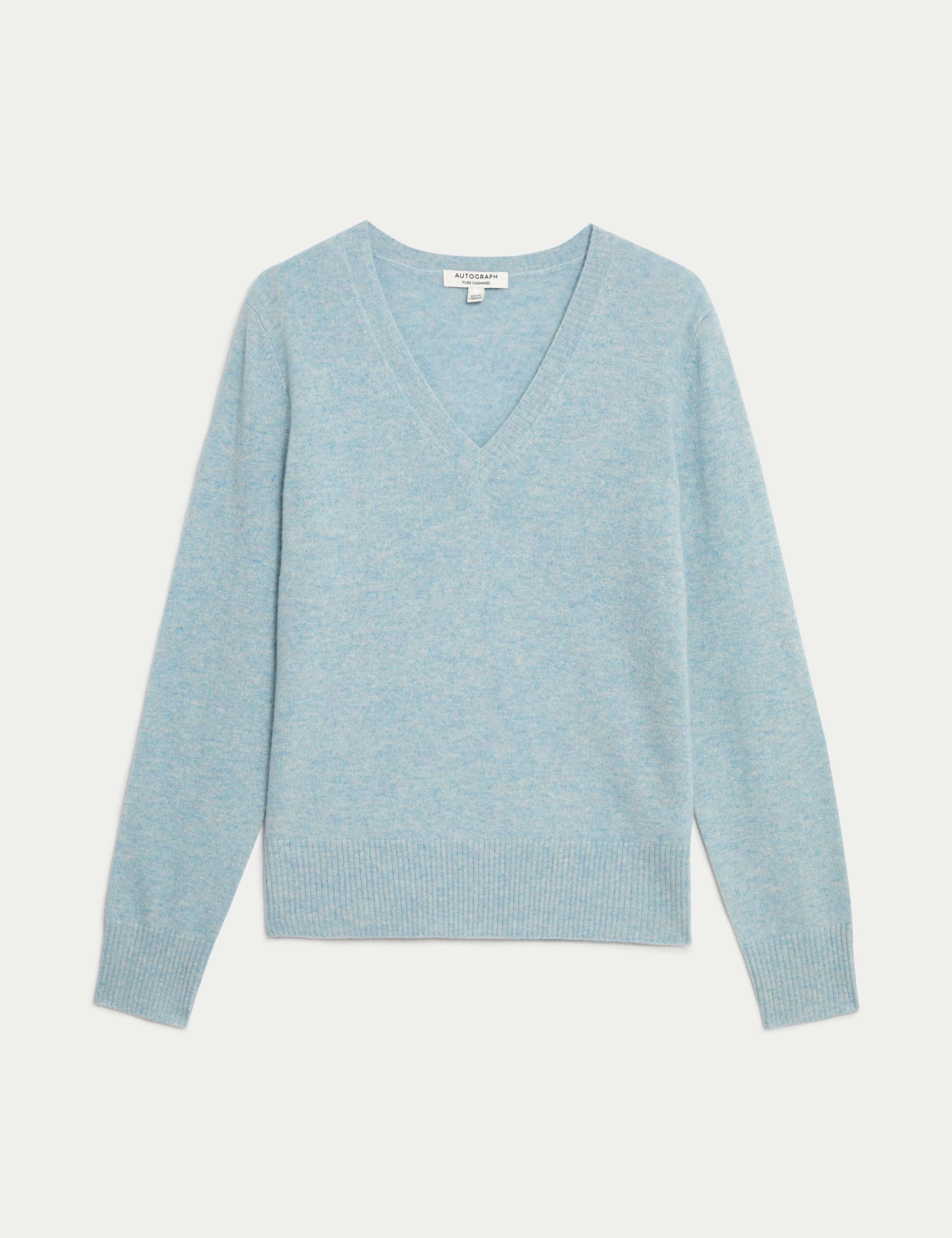 Pure Cashmere V-Neck Jumper 2 of 7