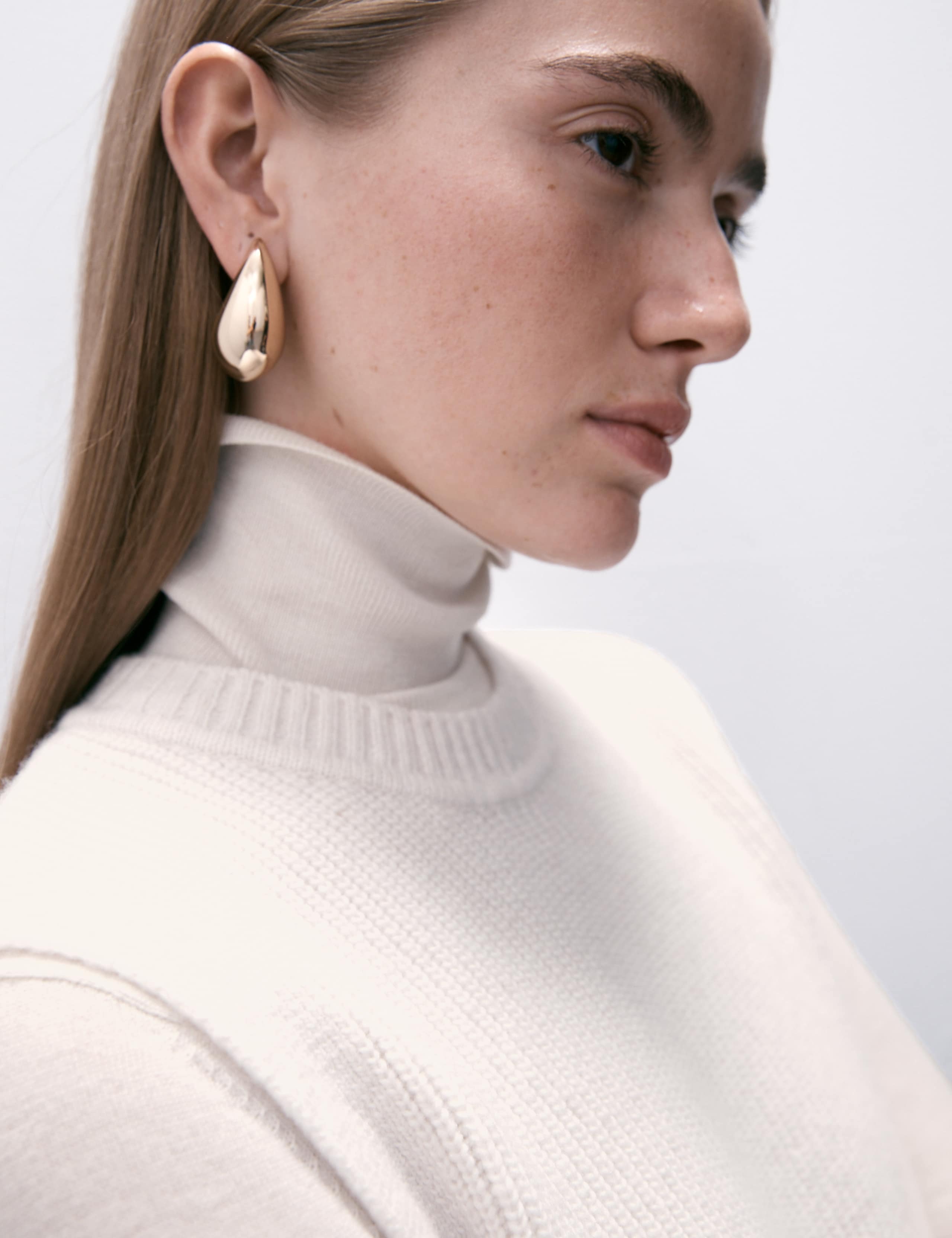 Wool Blend Ribbed Jumper with Cashmere 3 of 7