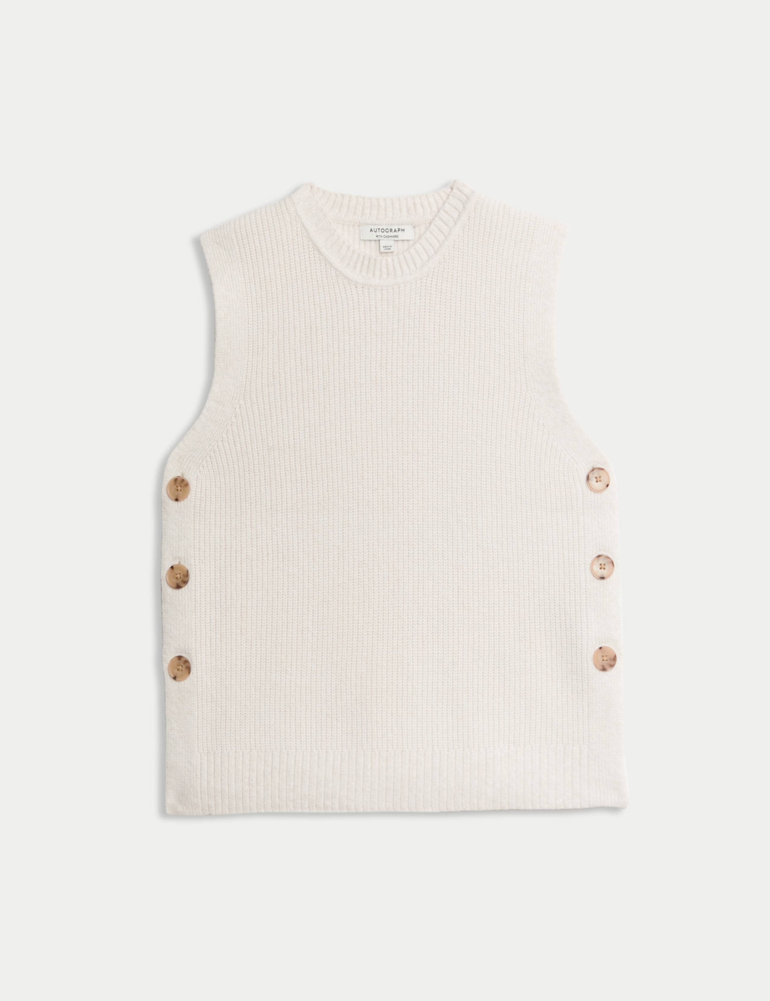 Wool Blend Ribbed Jumper with Cashmere 2 of 7