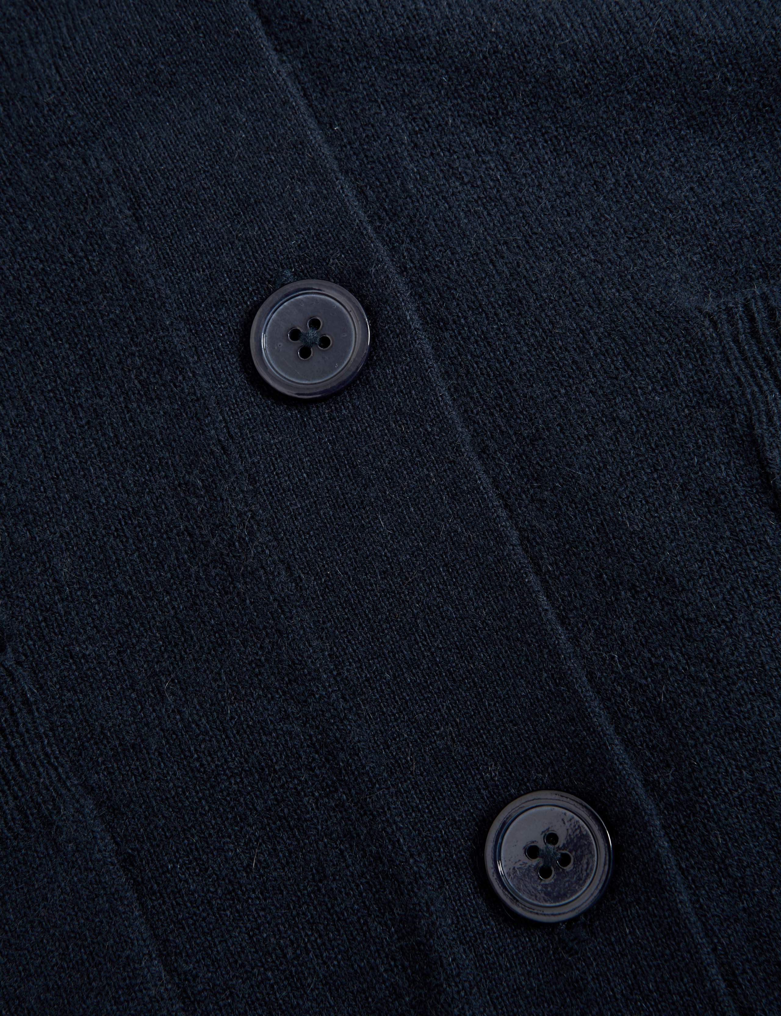 Pure Cashmere V-Neck Button Front Cardigan 8 of 8