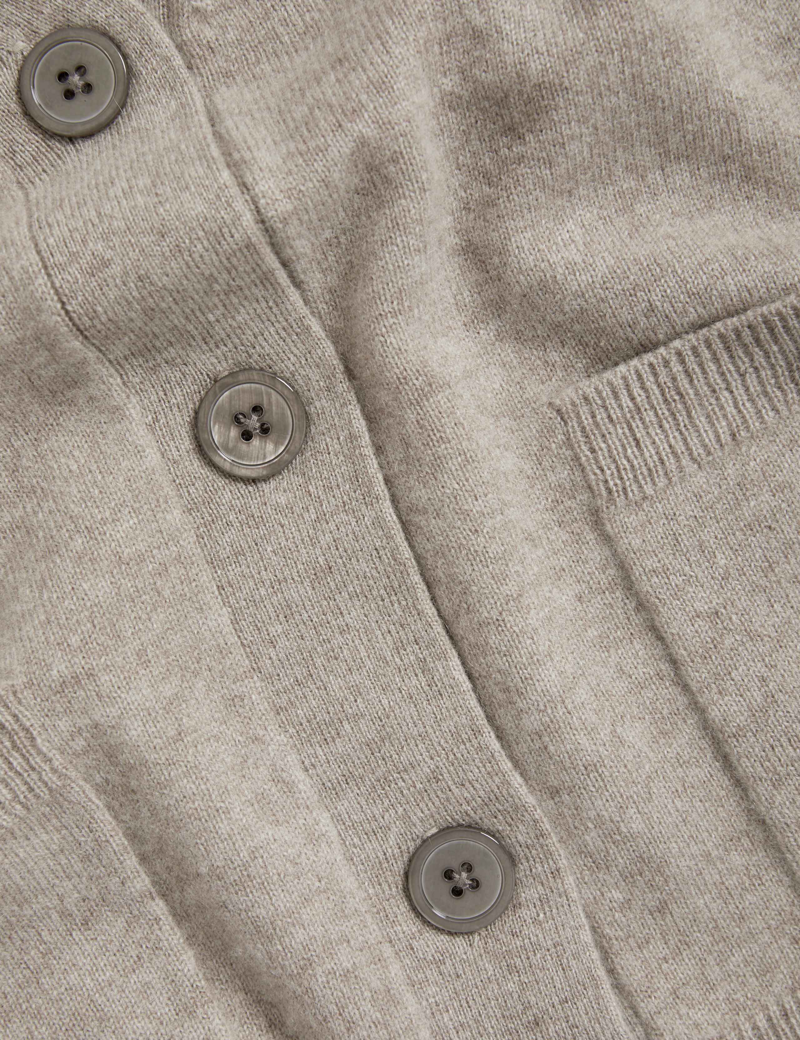 Pure Cashmere V-Neck Button Front Cardigan 8 of 8