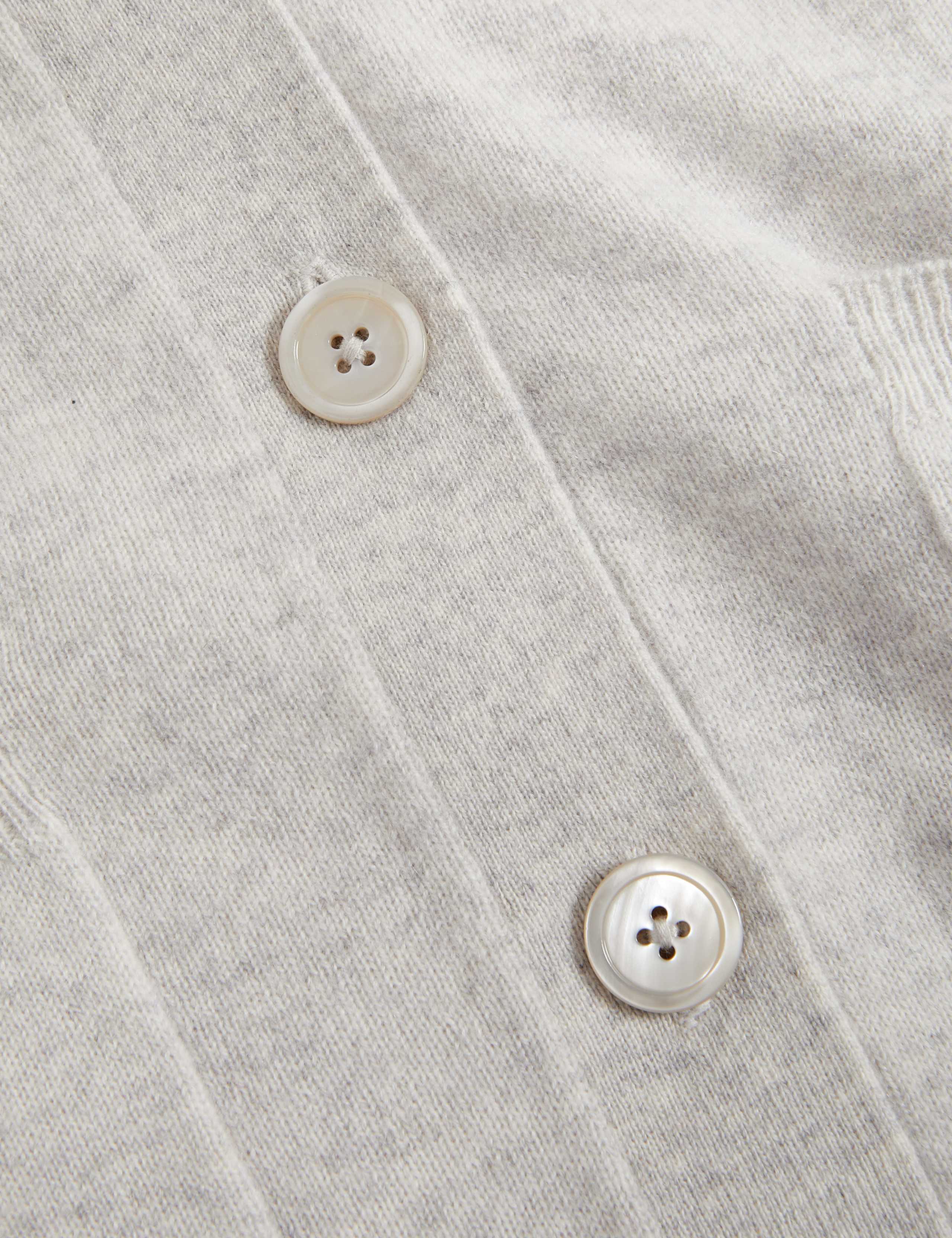 Pure Cashmere V-Neck Button Front Cardigan 8 of 8