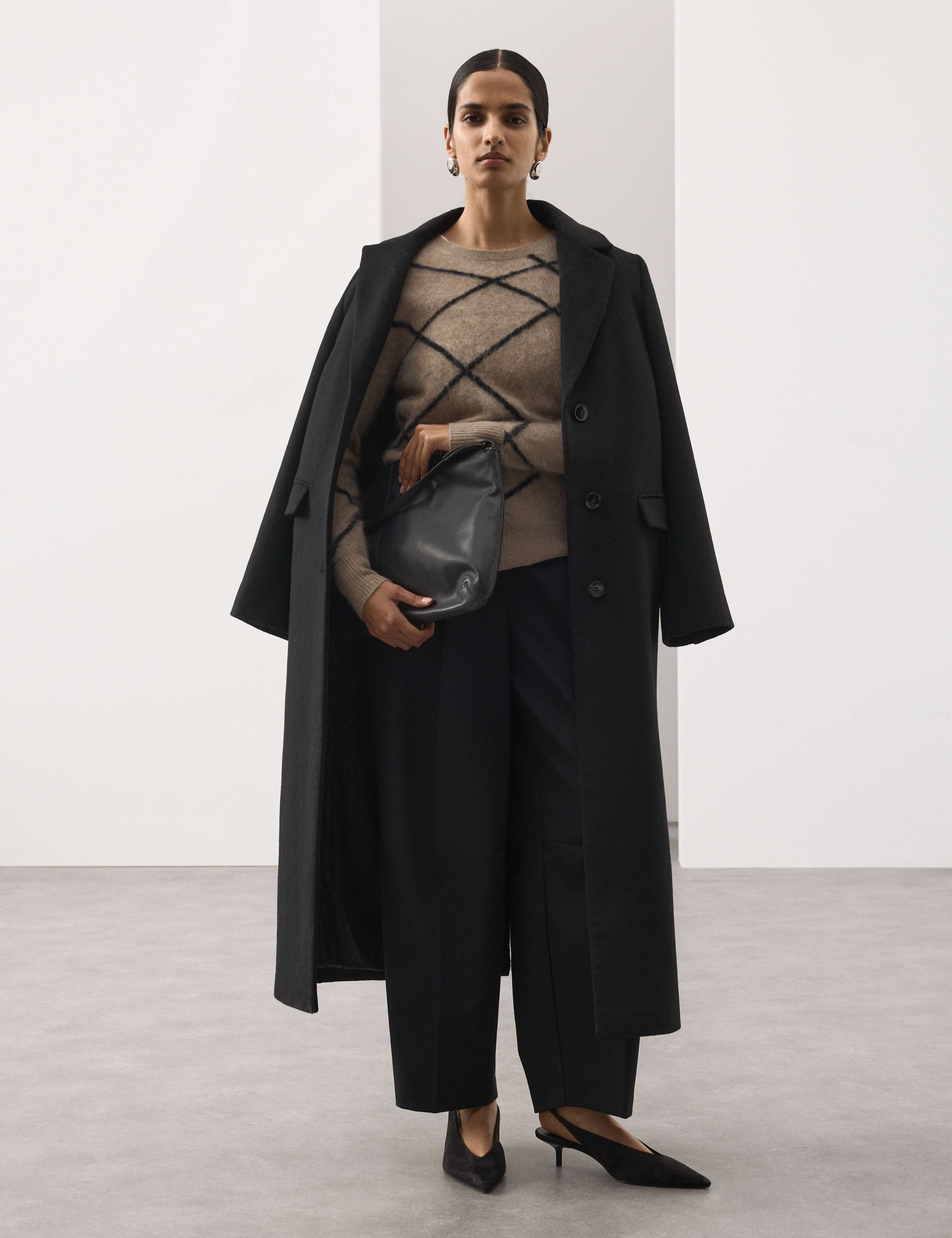 Wool Rich Intarsia Striped Jumper with Cashmere 3 of 4