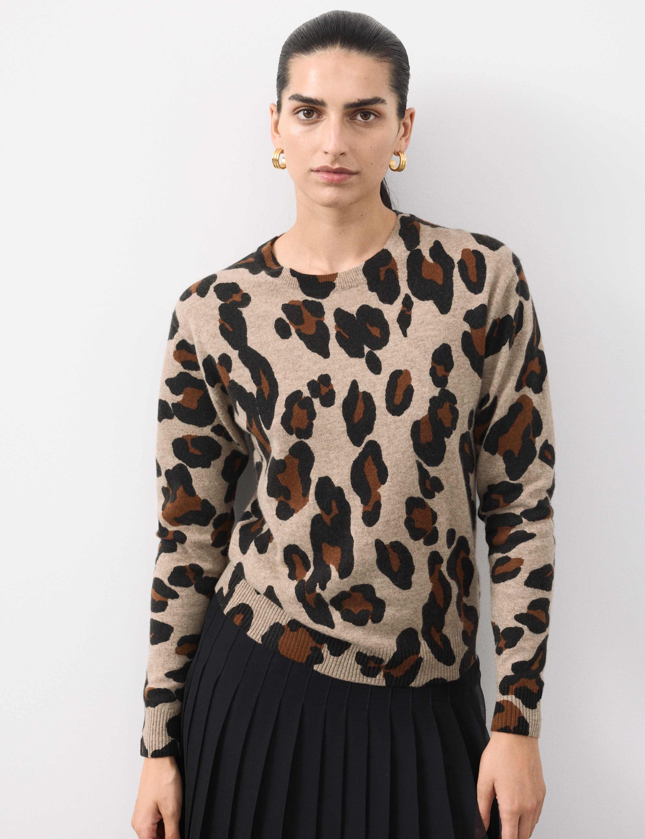 Pure Cashmere Animal Print Jumper 5 of 7