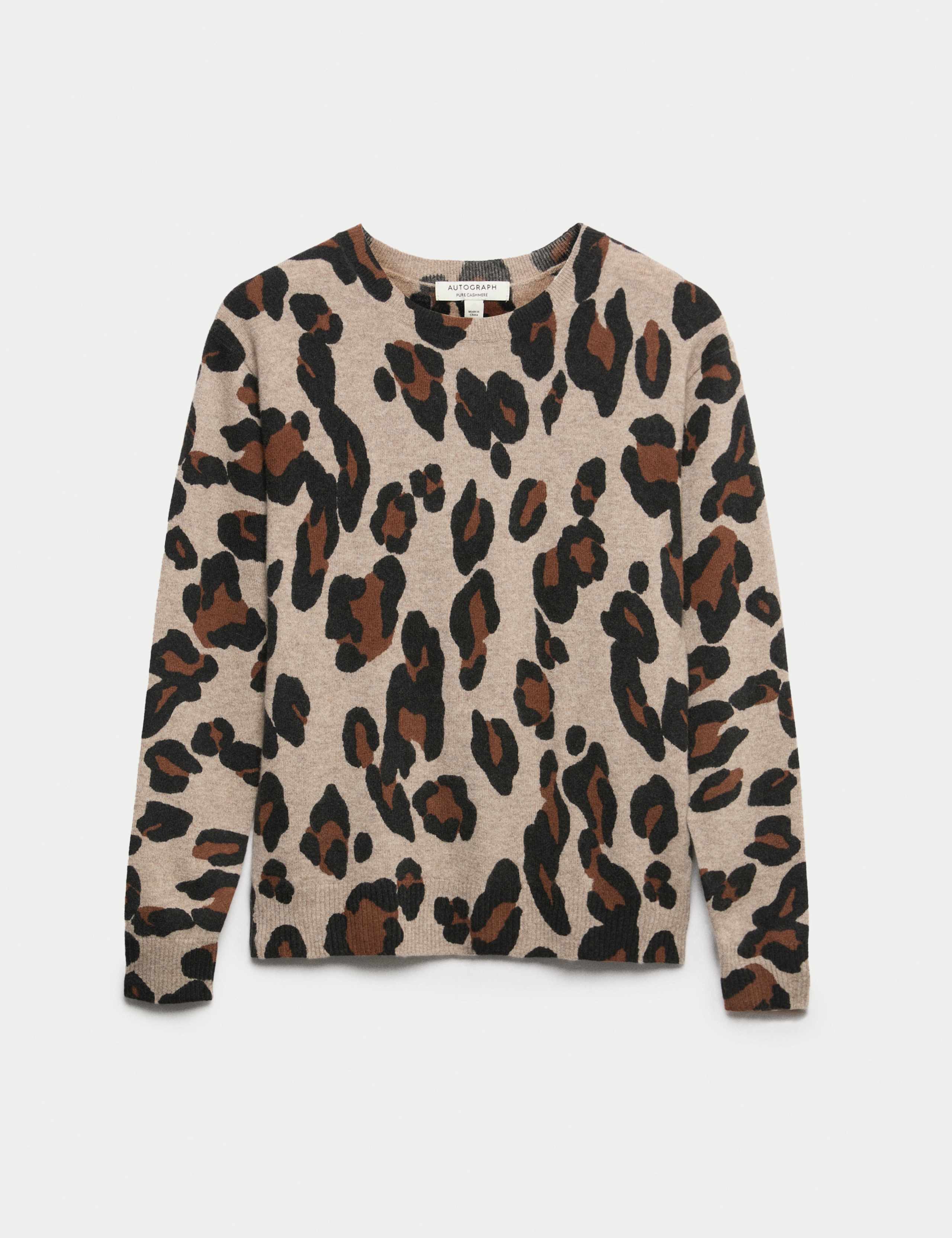 Pure Cashmere Animal Print Jumper 2 of 7