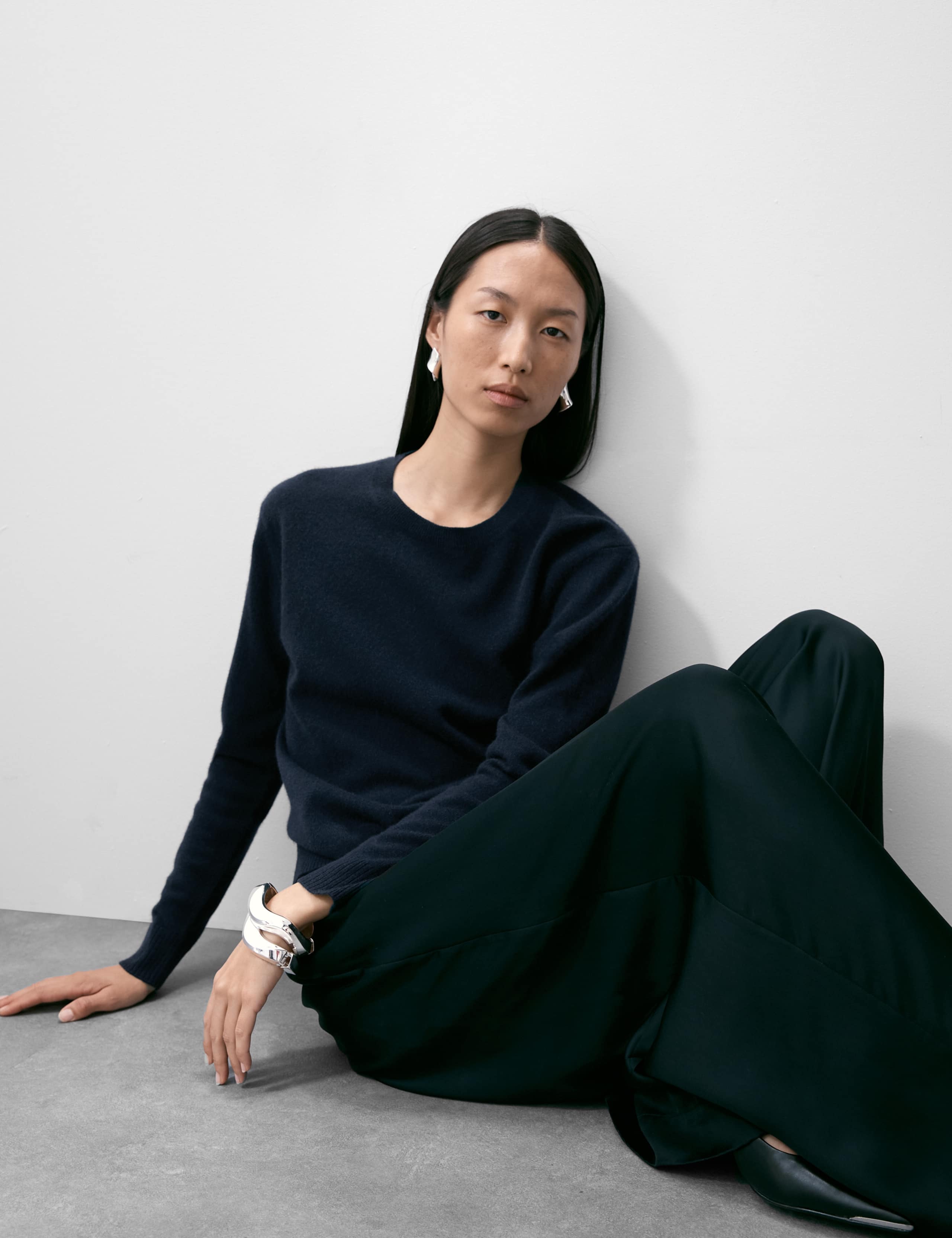 Pure Cashmere Crew Neck Jumper 6 of 8