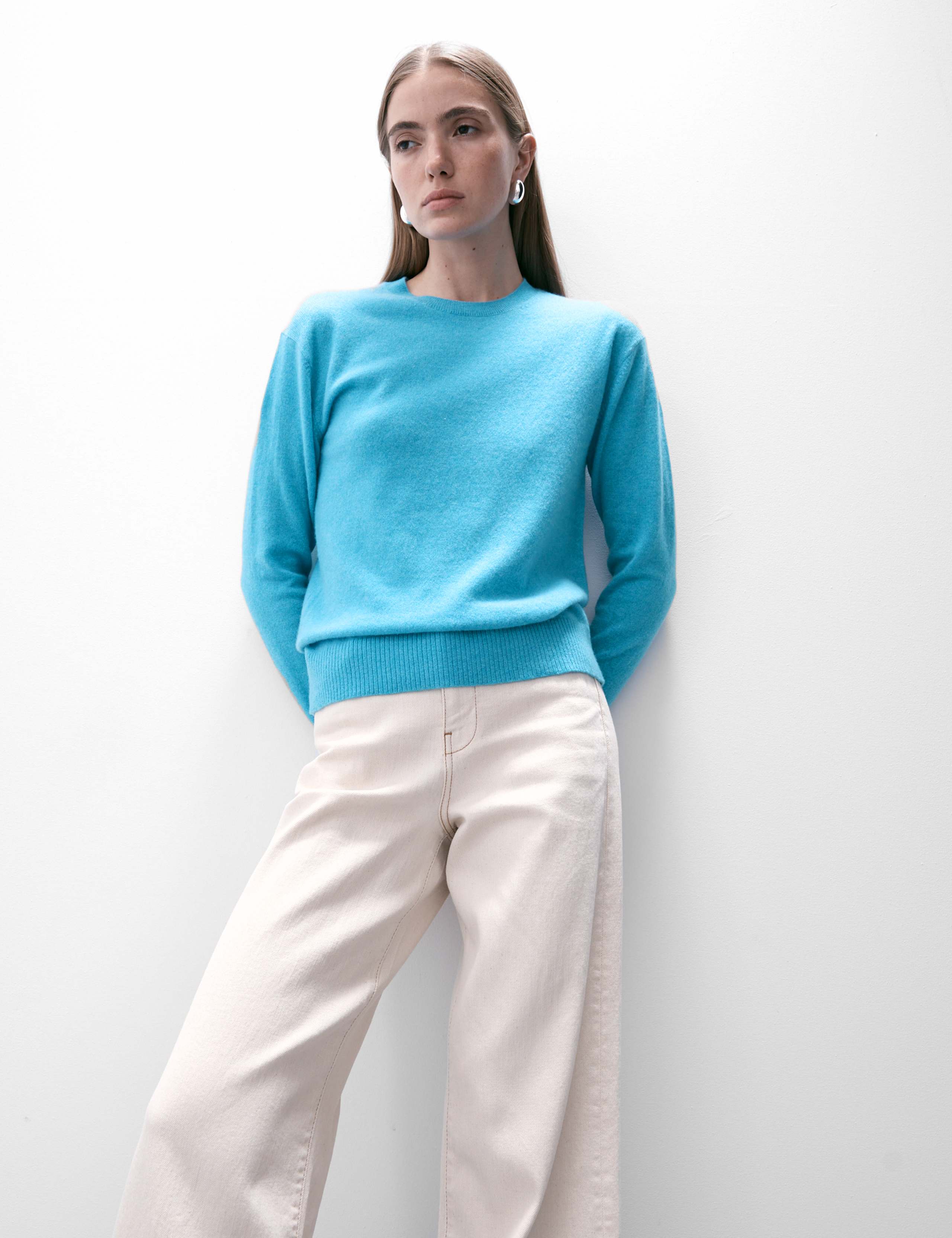 Pure Cashmere Crew Neck Jumper 3 of 5