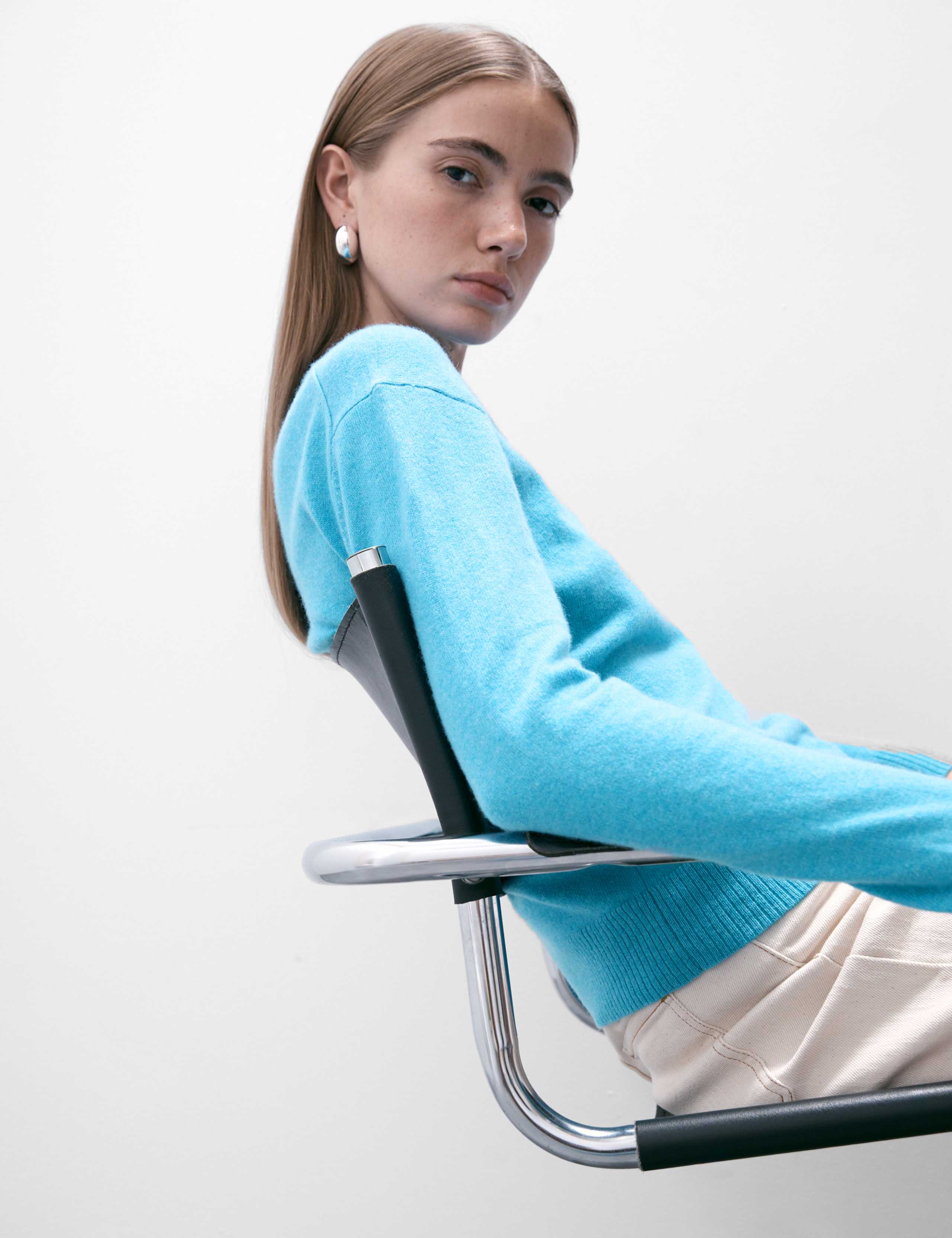 Pure Cashmere Crew Neck Jumper 4 of 5