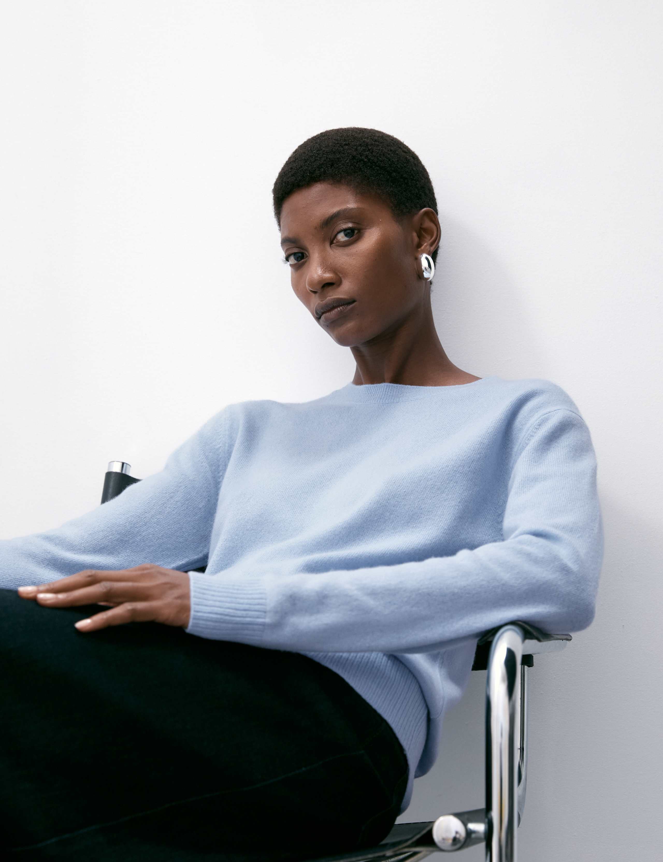 Pure Cashmere Crew Neck Jumper 5 of 7