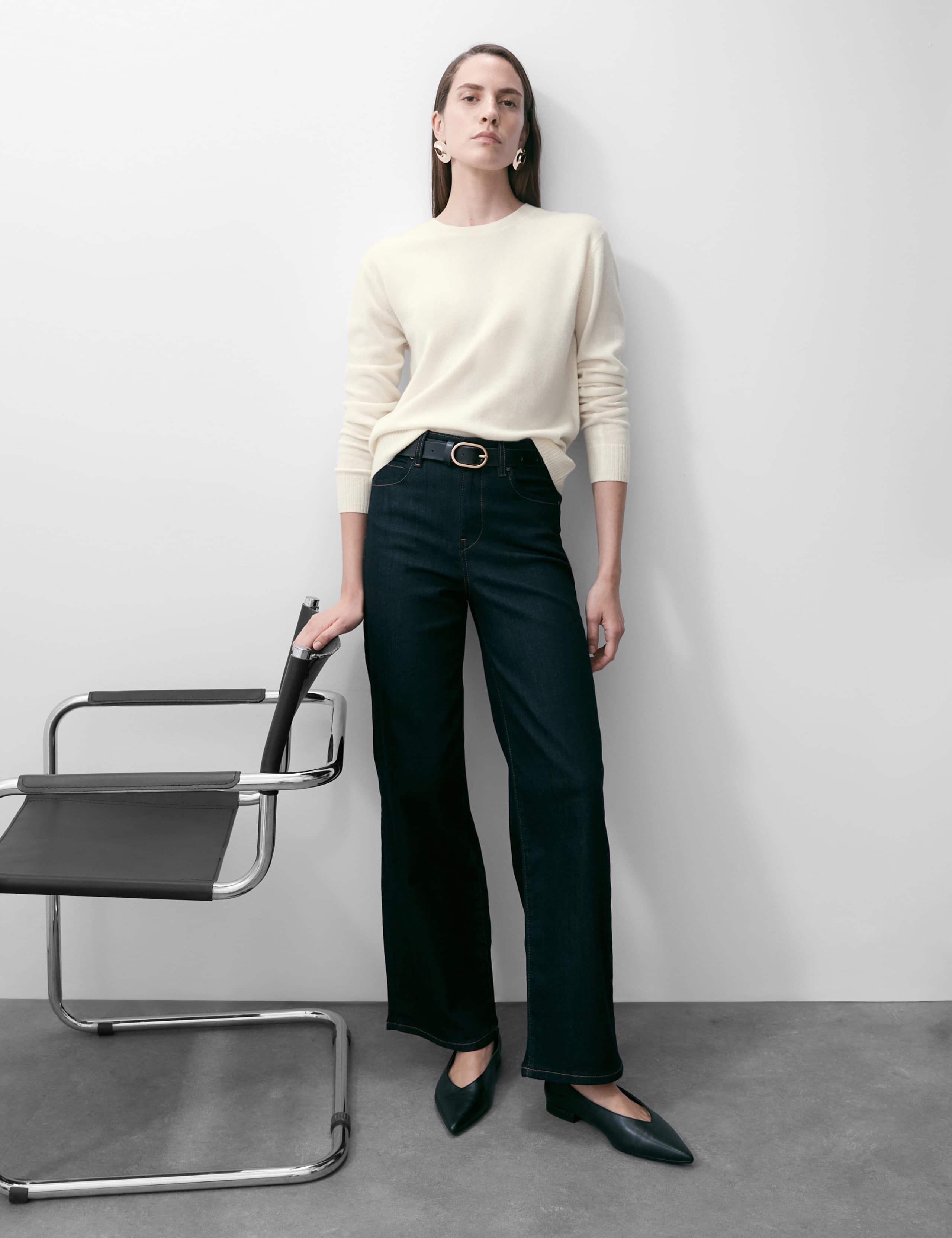 Pure Cashmere Crew Neck Jumper 1 of 6