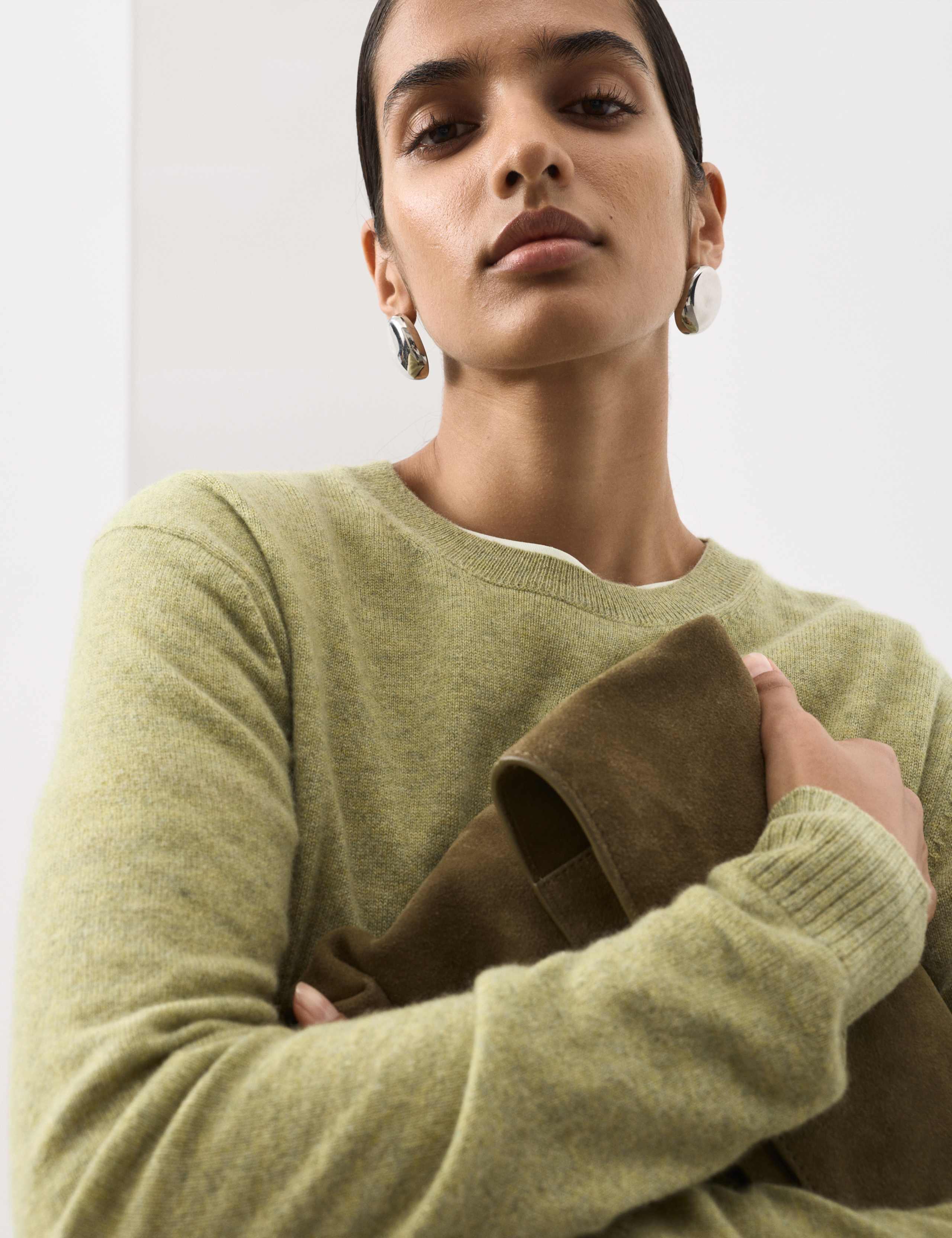 Pure Cashmere Crew Neck Jumper 1 of 6